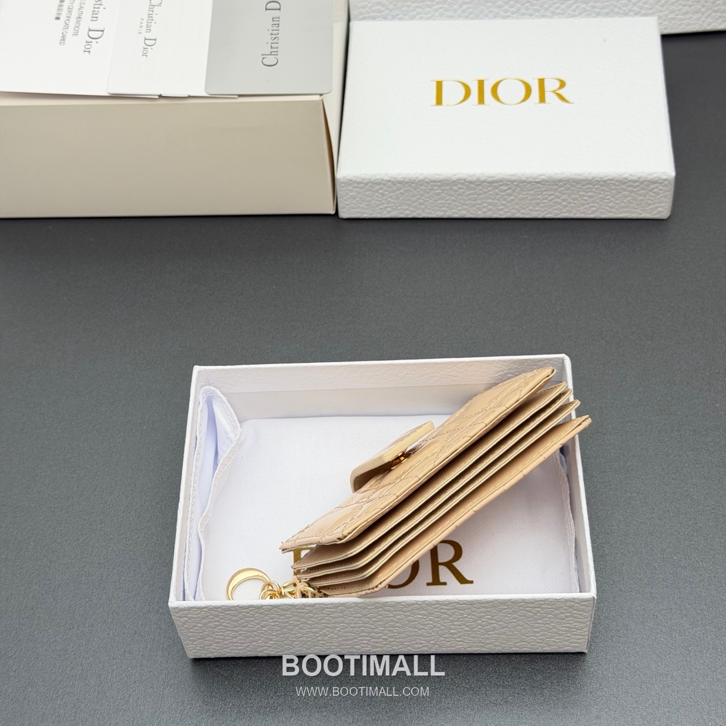 Valentino Garavani Lady Jasmine S0074 Patent Leather Pink Card Holder 발렌티노 가라바니 레이디 재스민 S0074 패턴트 레더 핑크 카드지갑 10cm 5