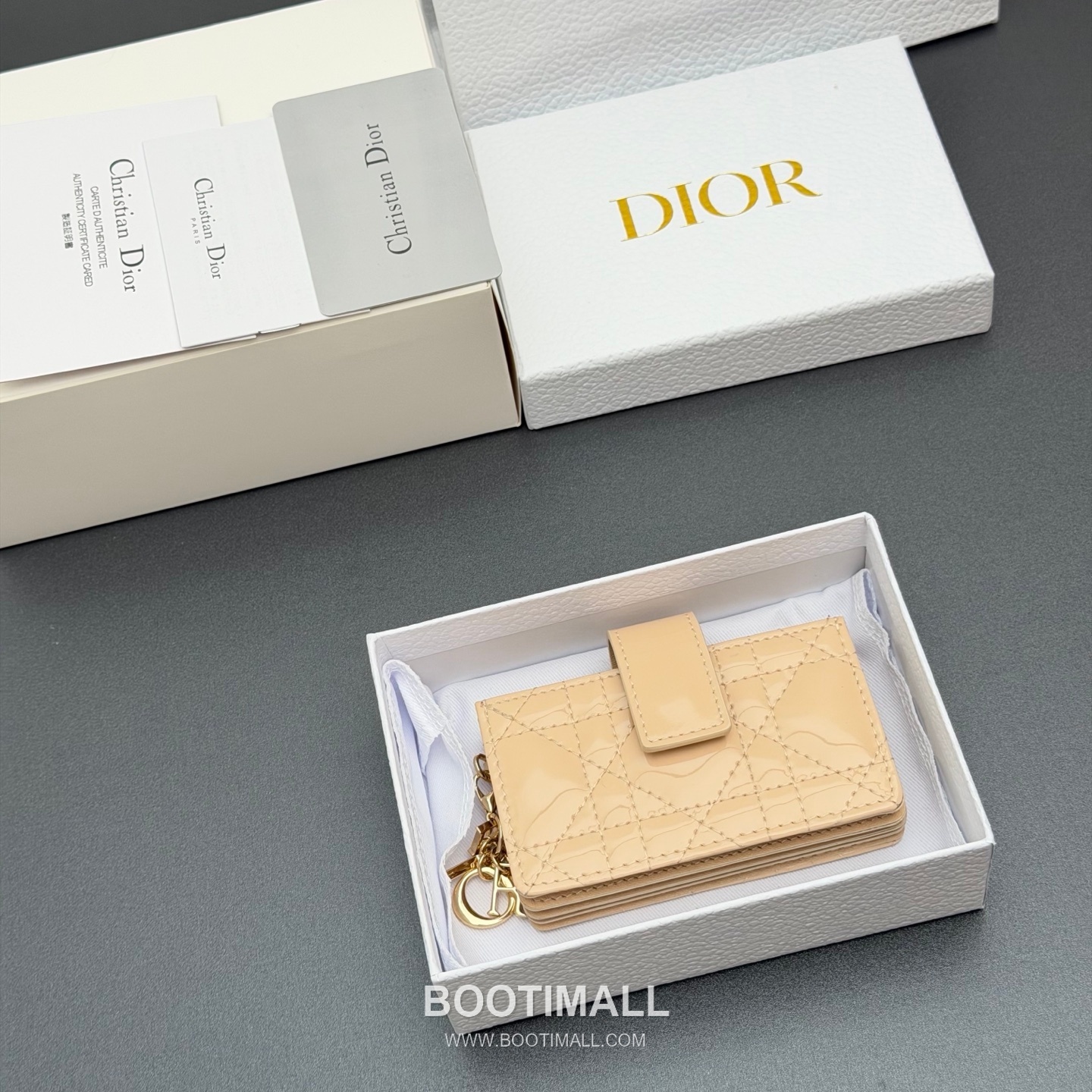 Valentino Garavani Lady Jasmine S0074 Patent Leather Pink Card Holder 발렌티노 가라바니 레이디 재스민 S0074 패턴트 레더 핑크 카드지갑 10cm 9