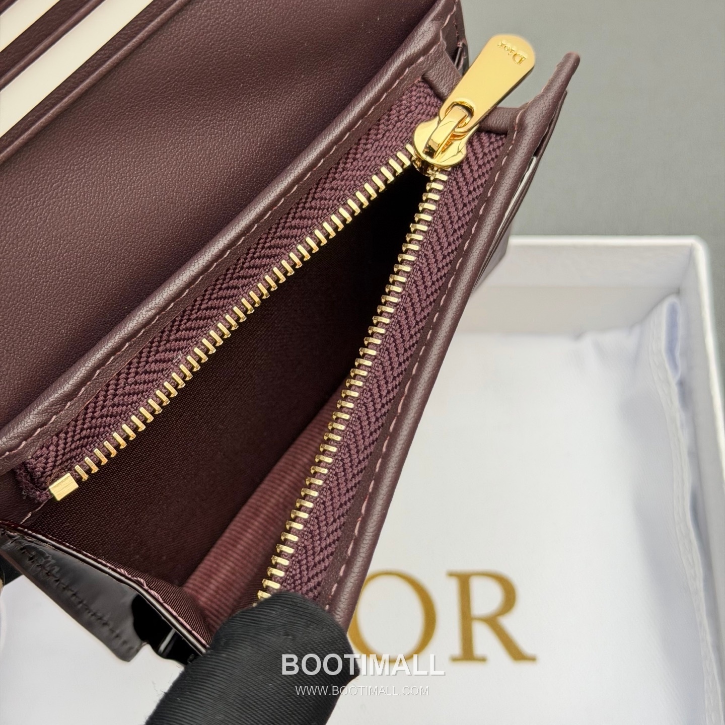 Bottega Veneta Mini Lady Gardenia S0178 Brown Patent Leather Intrecciato Wallet 보테가베네타 미니 레이디 가르데니아 S0178 브라운 페이턴트 레더 인트레치아토 반지갑 11cm 8