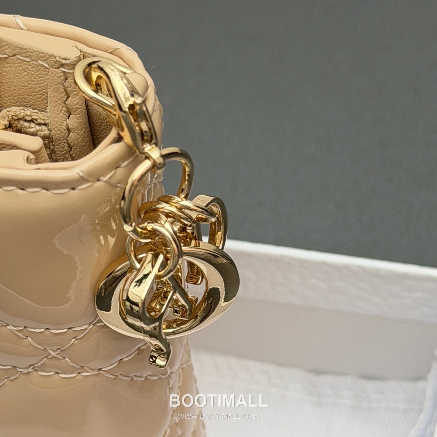 Dior Lady Gardenia Mini Pink Patent Leather Wallet 디올 레이디 가르데니아 미니 S0178 핑크 패턴트 레더 칸나주 반지갑 11cm 2