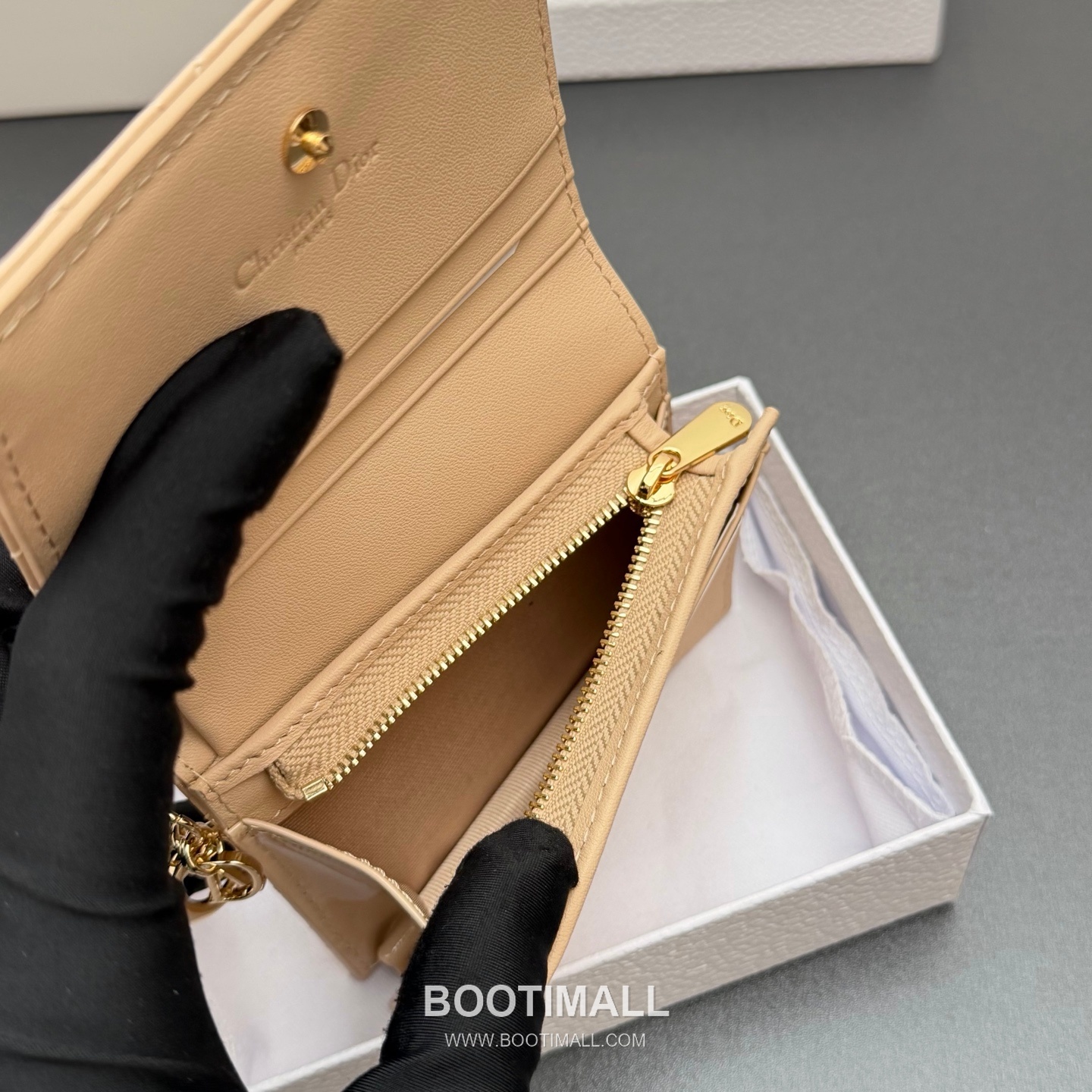 Dior Lady Gardenia Mini Pink Patent Leather Wallet 디올 레이디 가르데니아 미니 S0178 핑크 패턴트 레더 칸나주 반지갑 11cm 8