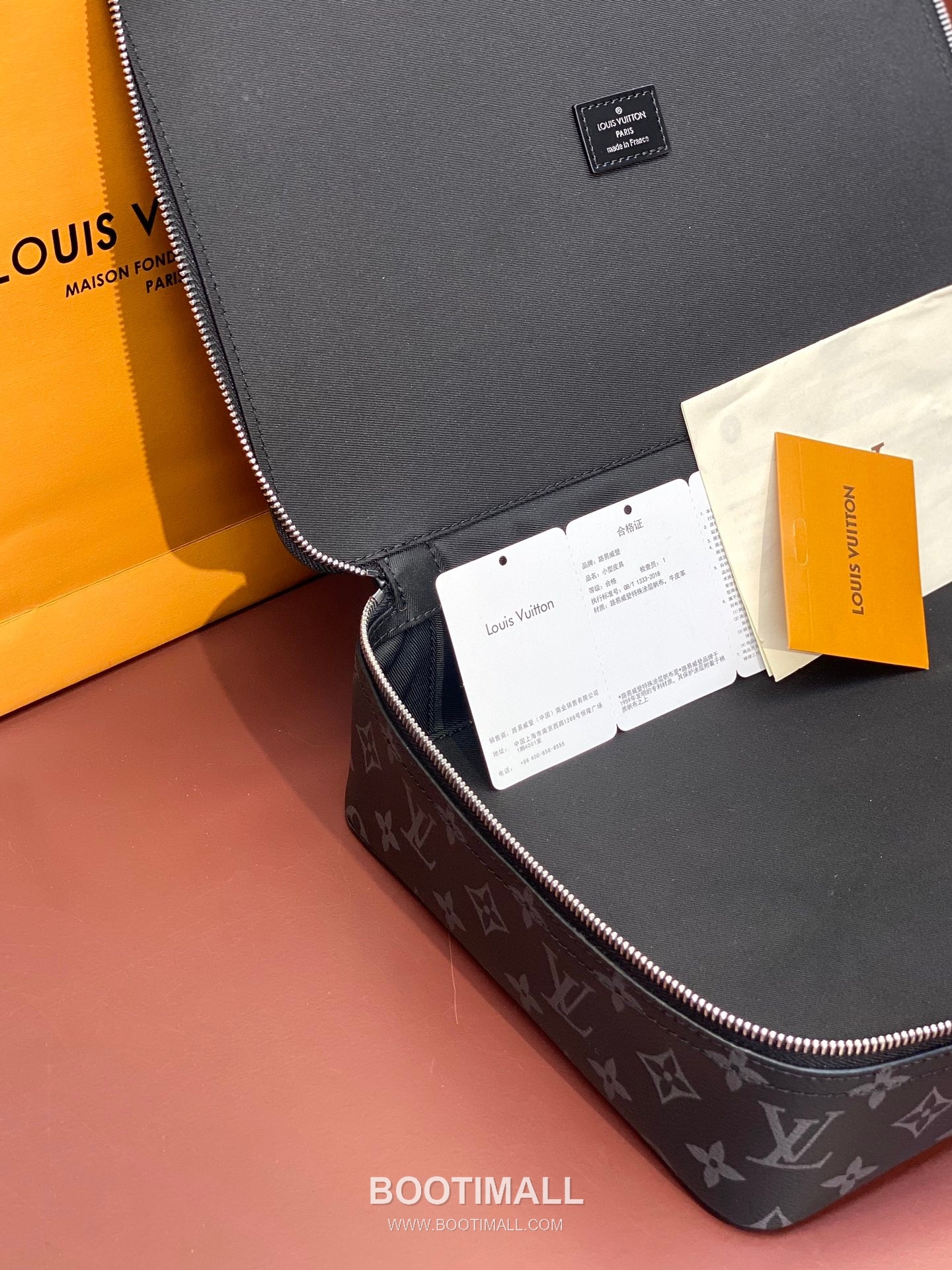 Louis Vuitton Damier Graphite Packing Cube Large Canvas Leather Travel Pouch Black M43690 루이비통 다미에 그라파이트 패킹 큐브 라지 캔버스 레더 트래블 파우치 블랙 M43690 5