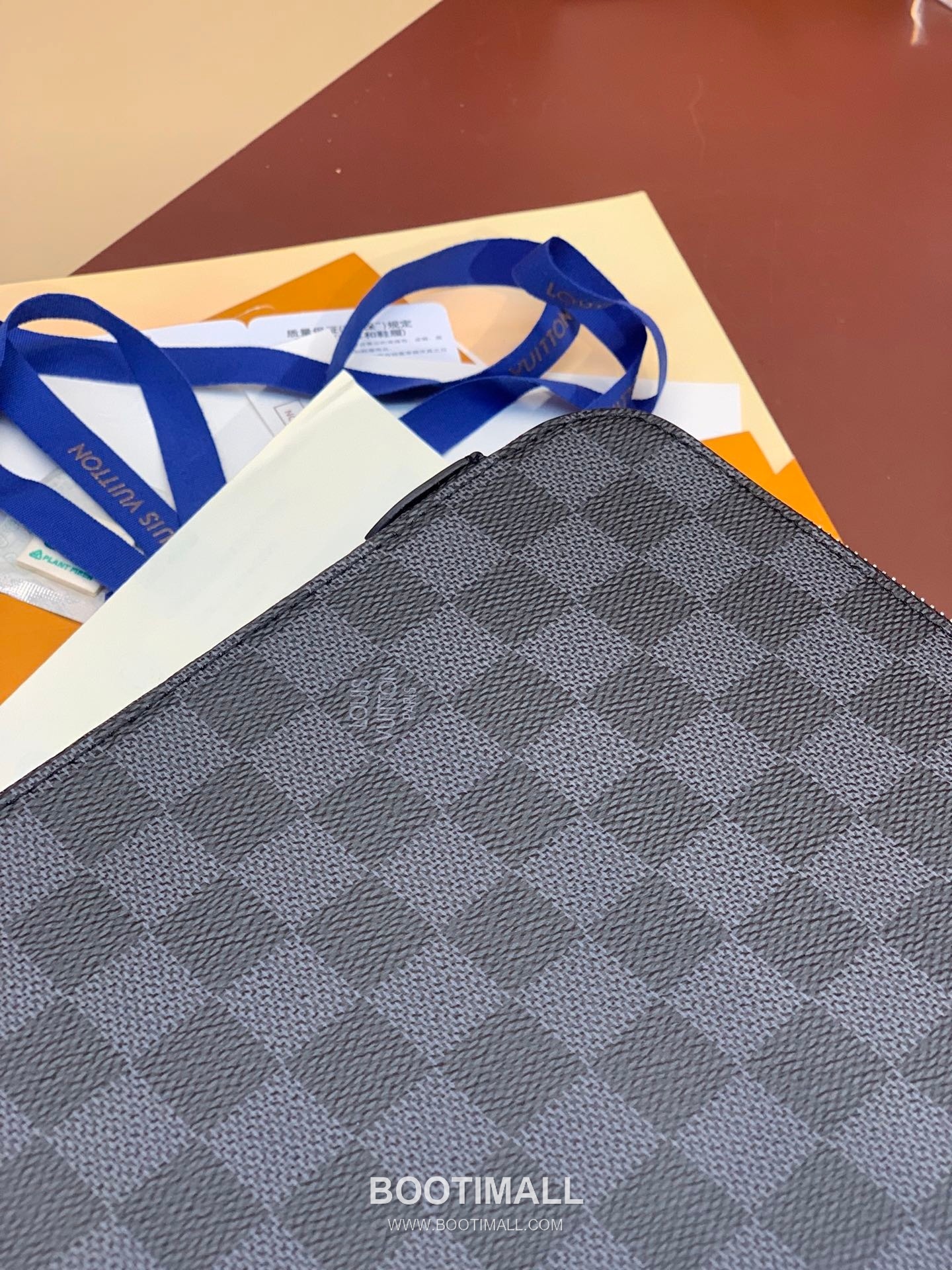 Louis Vuitton Damier Graphite Packing Cube Large Pouch Black Gray M40185 루이비통 다미에 그라피트 패킹 큐브 라지 파우치 블랙 그레이 M40185 6