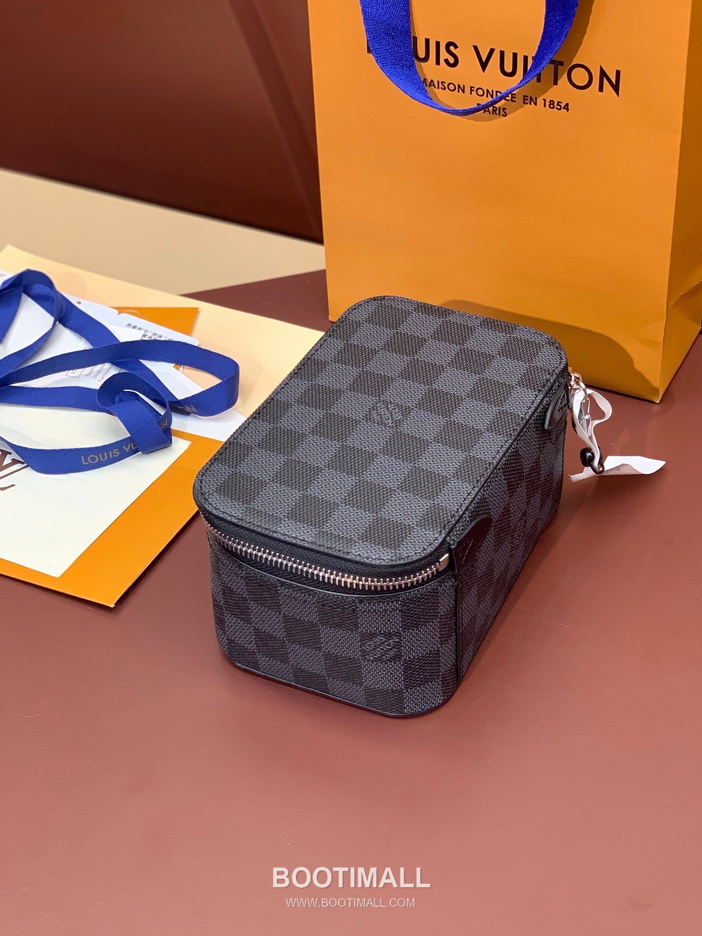 Louis Vuitton Damier Graphite Packing Cube Small Pouch Black 루이비통 다미에 그라피트 패킹 큐브 스몰 파우치 블랙 N40181 4