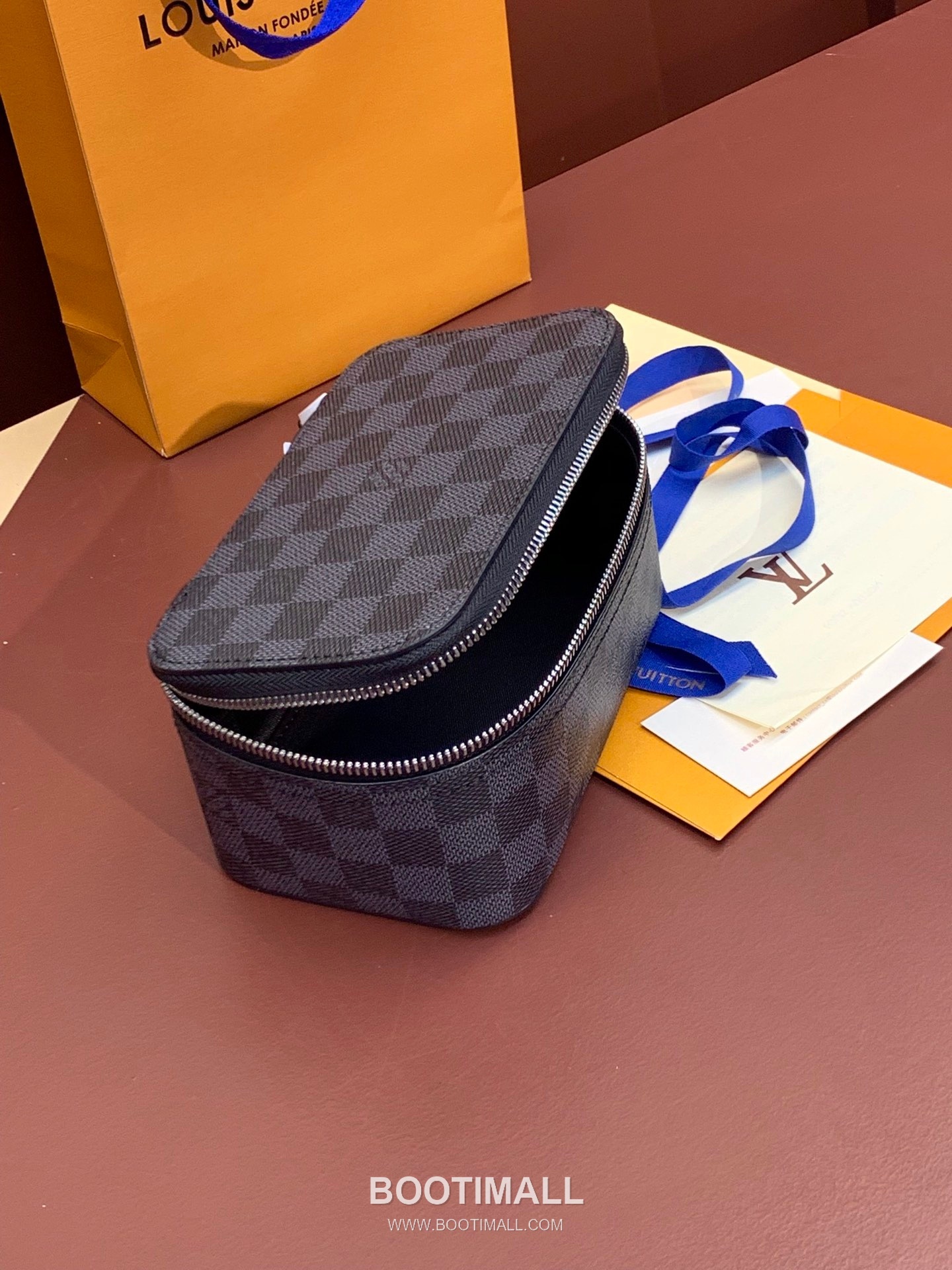 Louis Vuitton Damier Graphite Packing Cube Small Pouch Black 루이비통 다미에 그라피트 패킹 큐브 스몰 파우치 블랙 N40181 5