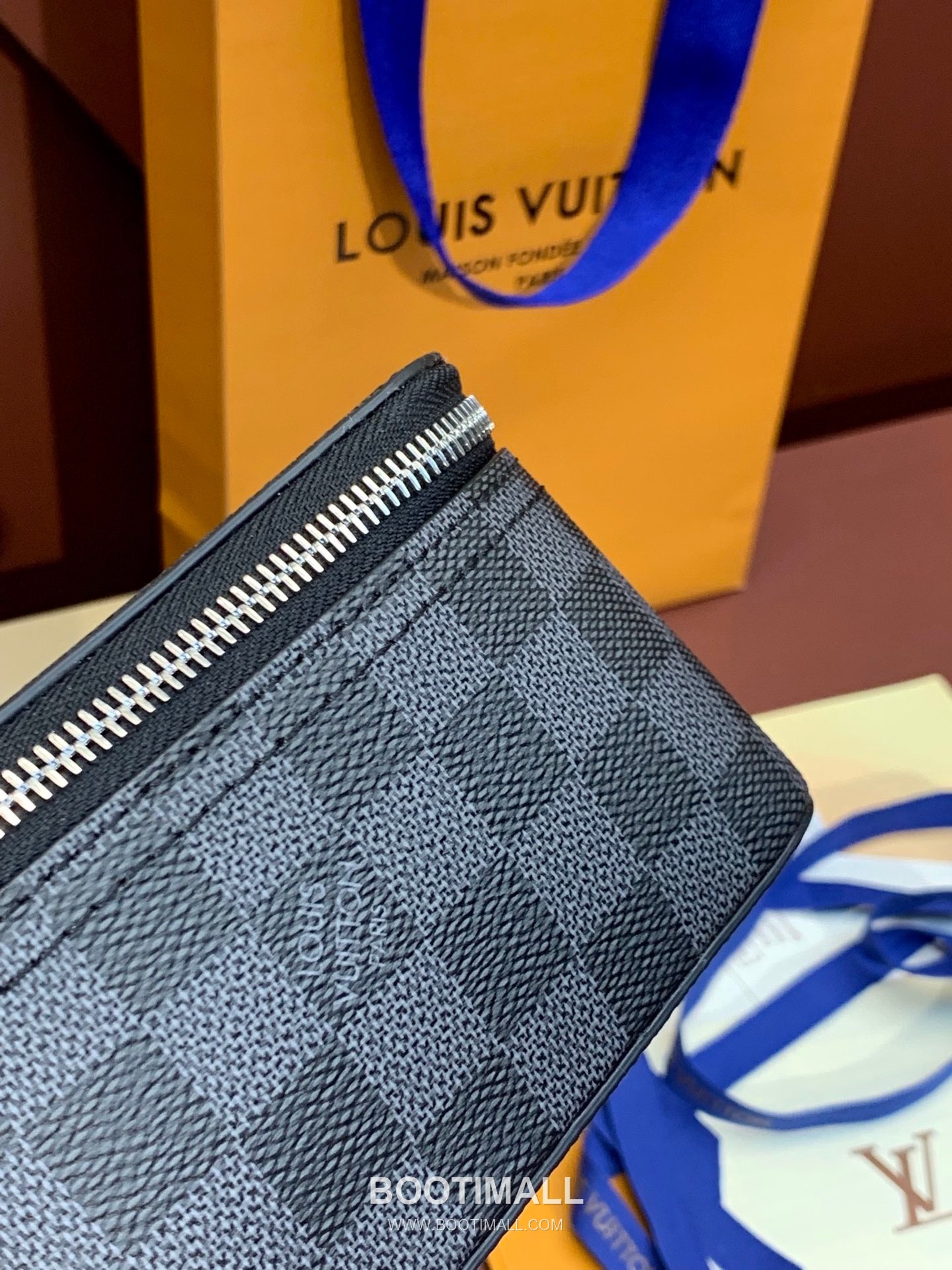 Louis Vuitton Damier Graphite Packing Cube Small Pouch Black 루이비통 다미에 그라피트 패킹 큐브 스몰 파우치 블랙 N40181 6