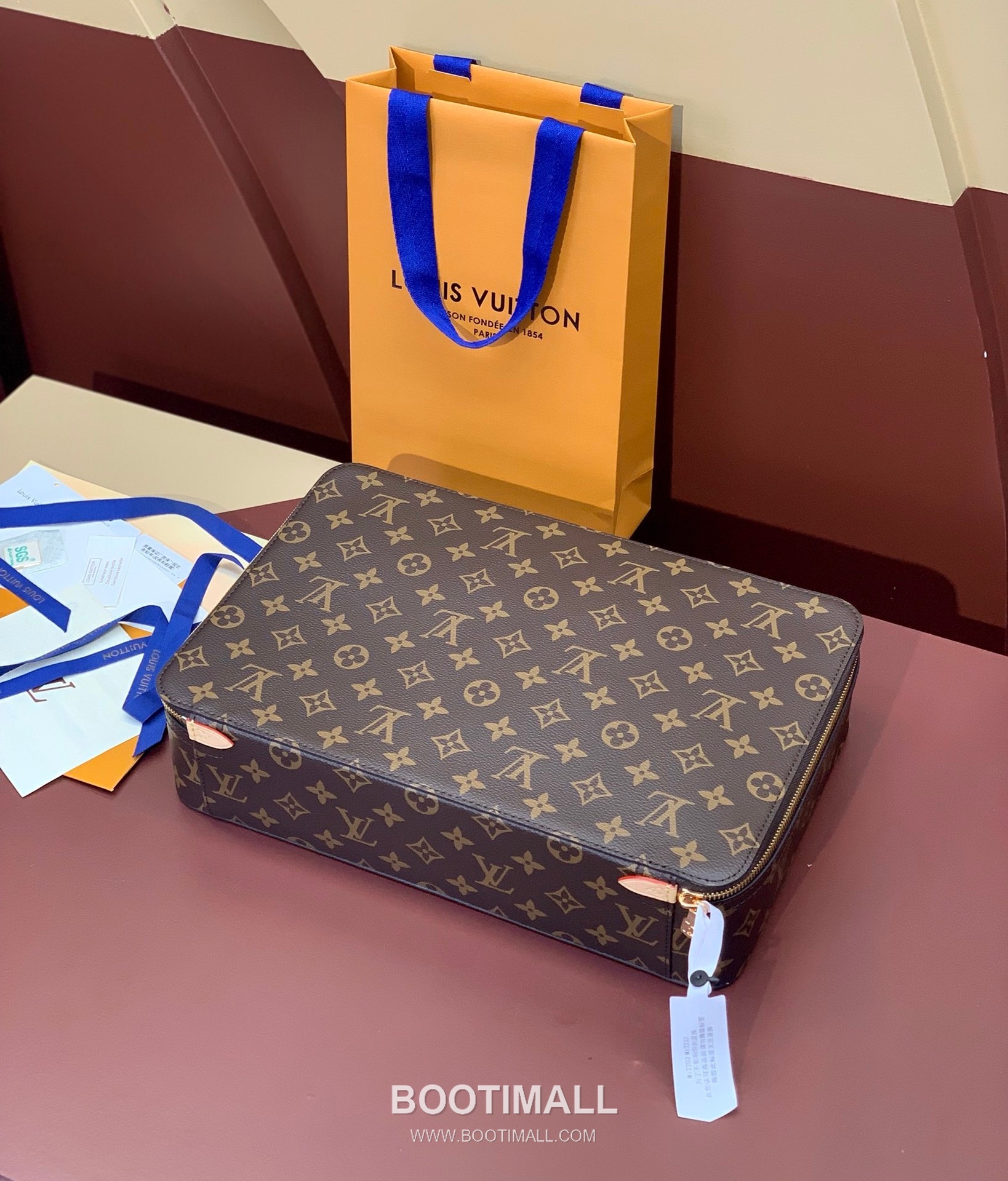 Louis Vuitton Damier Graphite Packing Cube Large Canvas Leather Travel Organizer M43690 루이비통 다미에 그라파이트 패킹 큐브 라지 캔버스 레더 트래블 오거나이저 M43690 2