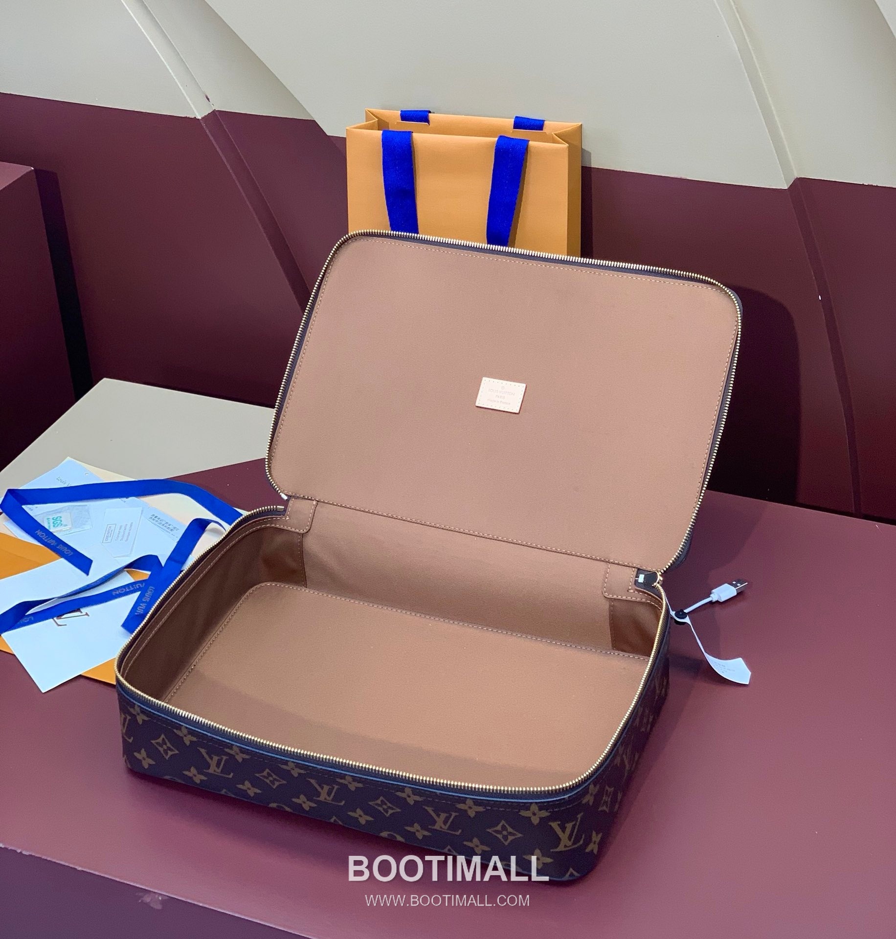 Louis Vuitton Damier Graphite Packing Cube Large Canvas Leather Travel Organizer M43690 루이비통 다미에 그라파이트 패킹 큐브 라지 캔버스 레더 트래블 오거나이저 M43690 3