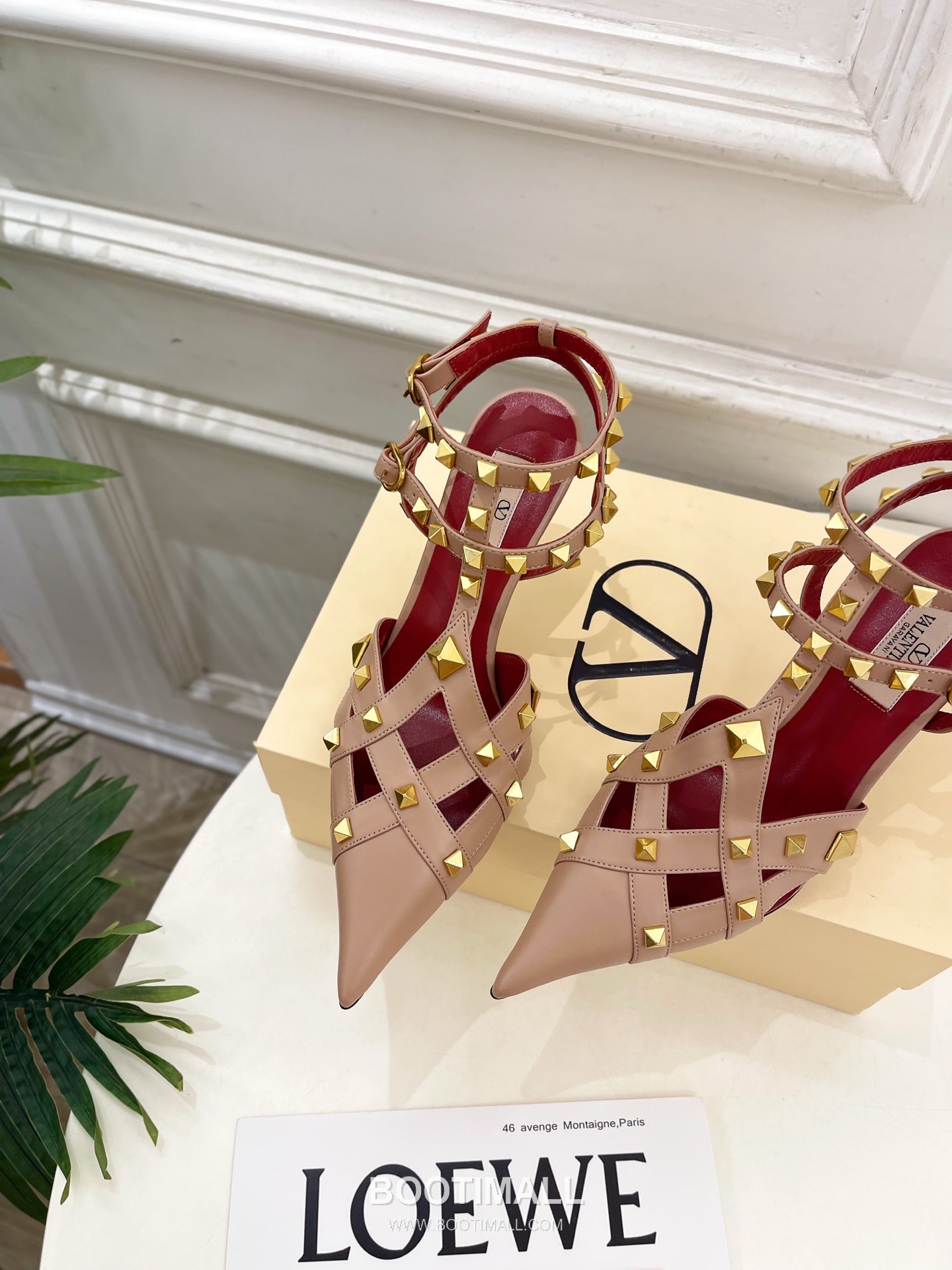 Valentino Garavani Studdy Roman Stud V Logo Buckle Ankle Strap Pointed Toe High Heel Sandals 발렌티노 가라바니 스터디 로만 스터드 V 로고 버클 앵클 스트랩 포인티드 토 하이힐 샌들 6