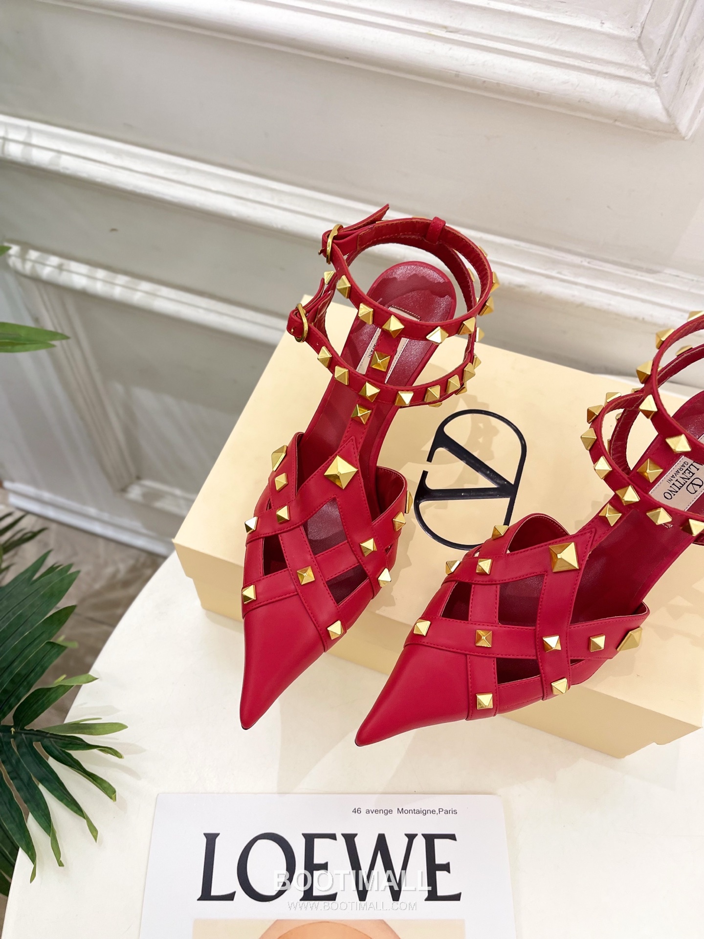 Valentino Garavani Studdy Roman Stud V Logo Buckle Ankle Strap Pointed Toe High Heel Sandals 발렌티노 가라바니 스터디 로만 스터드 V 로고 버클 앵클 스트랩 포인티드 토 하이힐 샌들 6