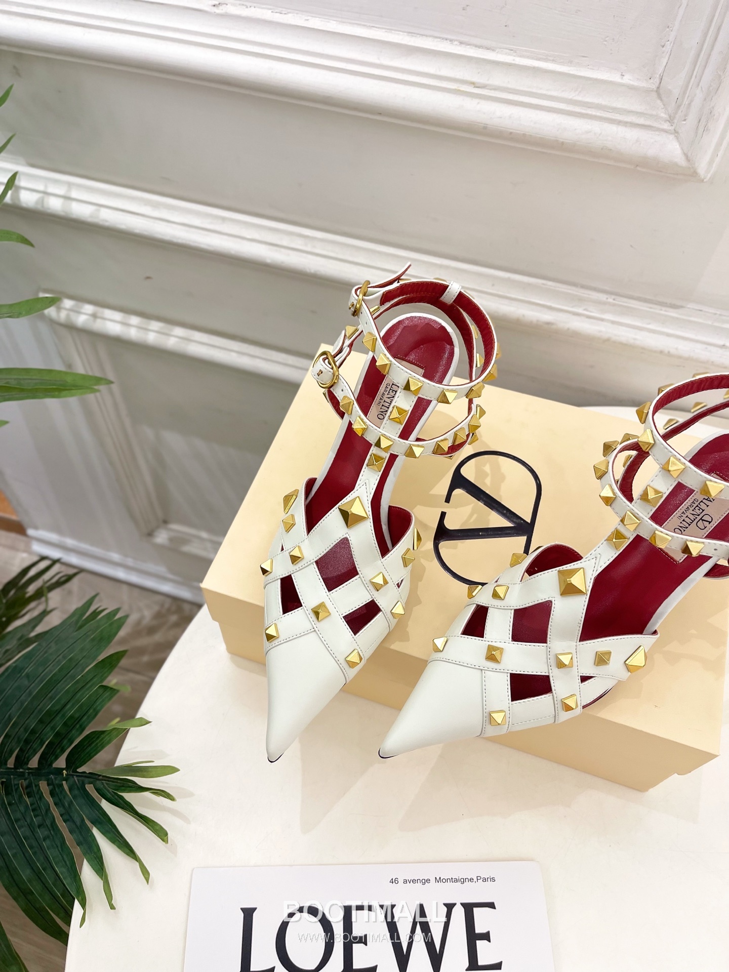 Valentino Garavani Studdy Roman Stud V Logo Buckle Ankle Strap Pointed Toe High Heel Sandals 발렌티노 가라바니 스터디 로만 스터드 V 로고 버클 앵클 스트랩 포인티드 토 하이힐 샌들 6