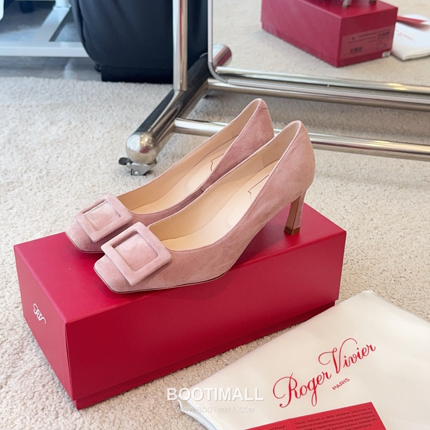 Roger Vivier Trompette Suede Pointed Toe Pumps 로저비비에 트롱페트 스웨이드 포인티드 토 펌프스 5