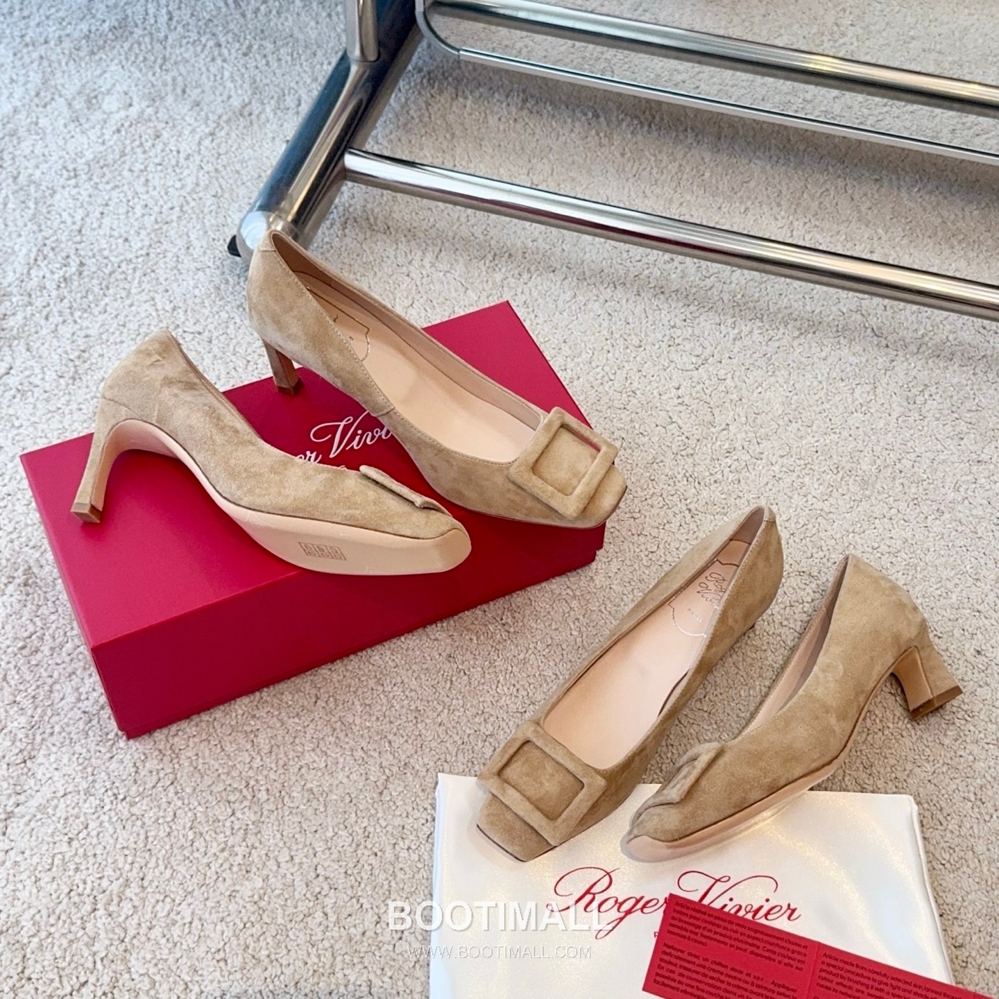 Roger Vivier Trompette Suede Pointed Toe Pumps 로저비비에 트롱페트 스웨이드 포인티드 토 펌프스 2