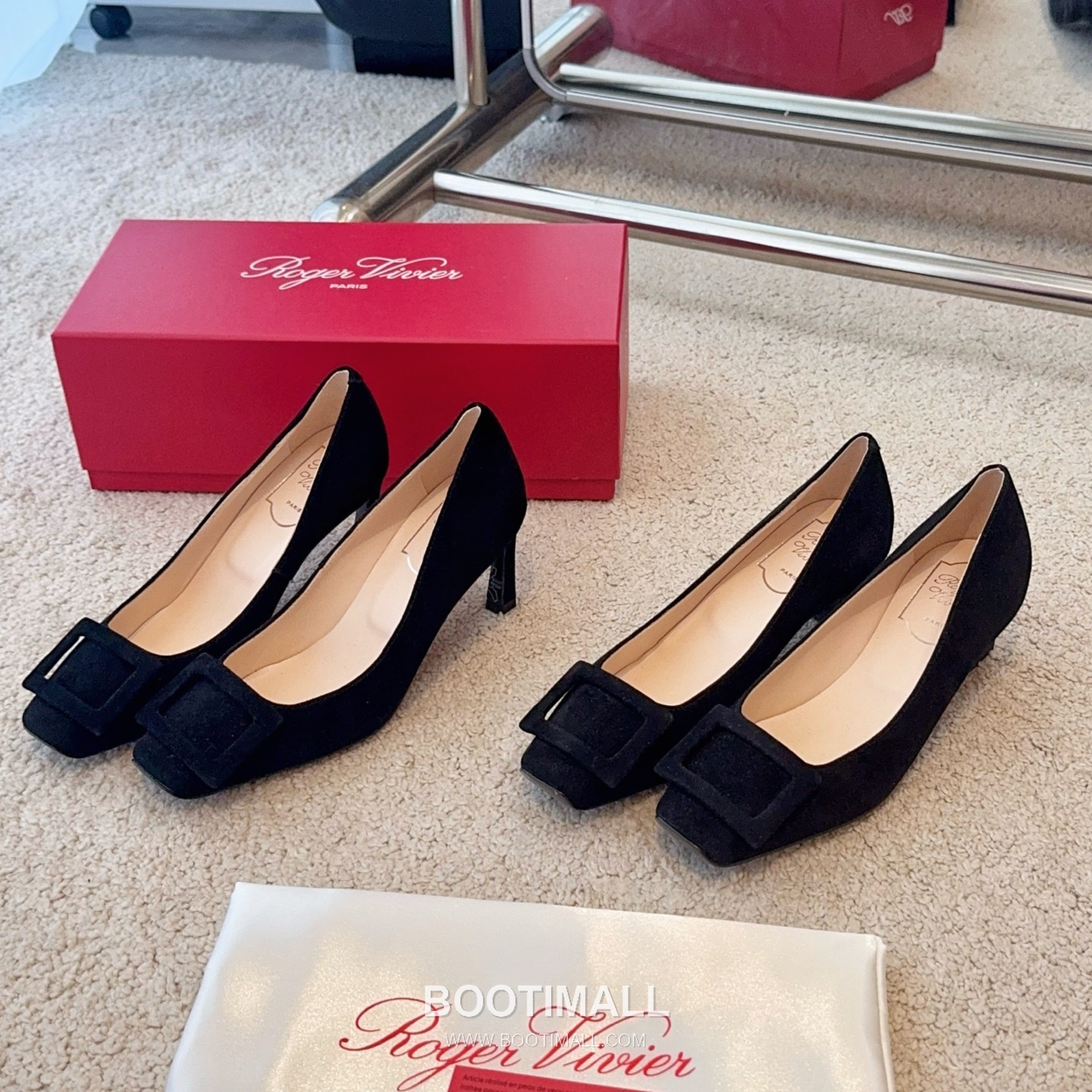 Roger Vivier Trompette Suede Pointed Toe Pumps 로저비비에 트롱페트 스웨이드 포인티드 토 펌프스 3