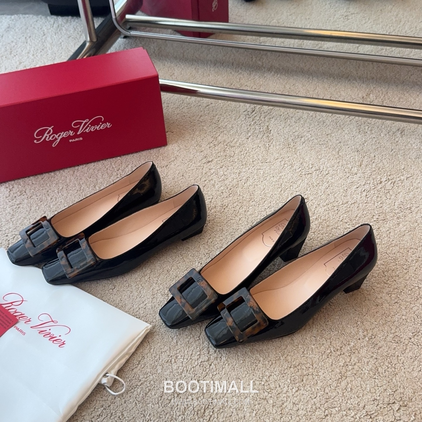 Roger Vivier Belle Vivier Tortoiseshell Buckle Leather Pumps 로저비비에 벨 비비에 토터스쉘 버클 레더 펌프스 2