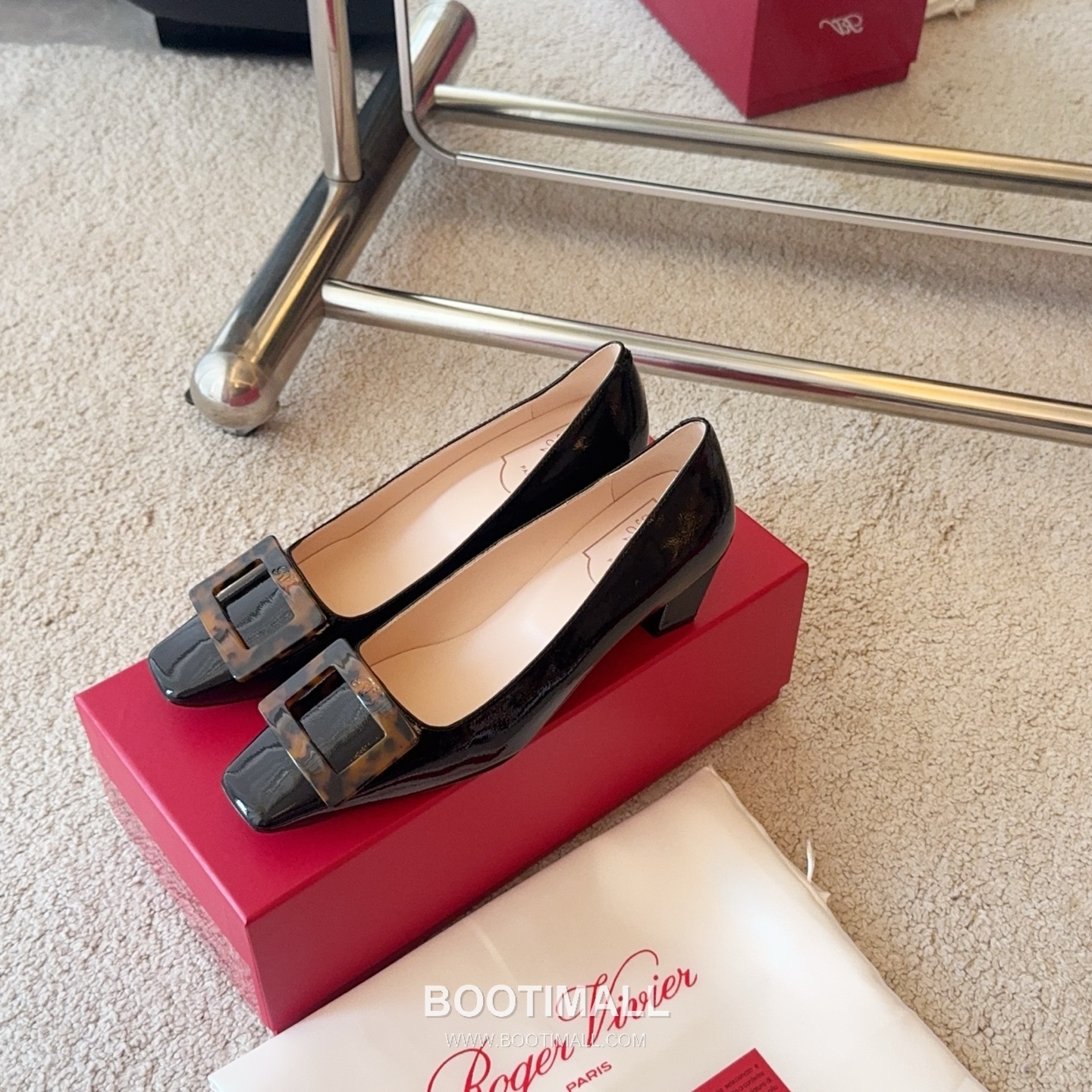 Roger Vivier Belle Vivier Tortoiseshell Buckle Leather Pumps 로저비비에 벨 비비에 토터스쉘 버클 레더 펌프스 5
