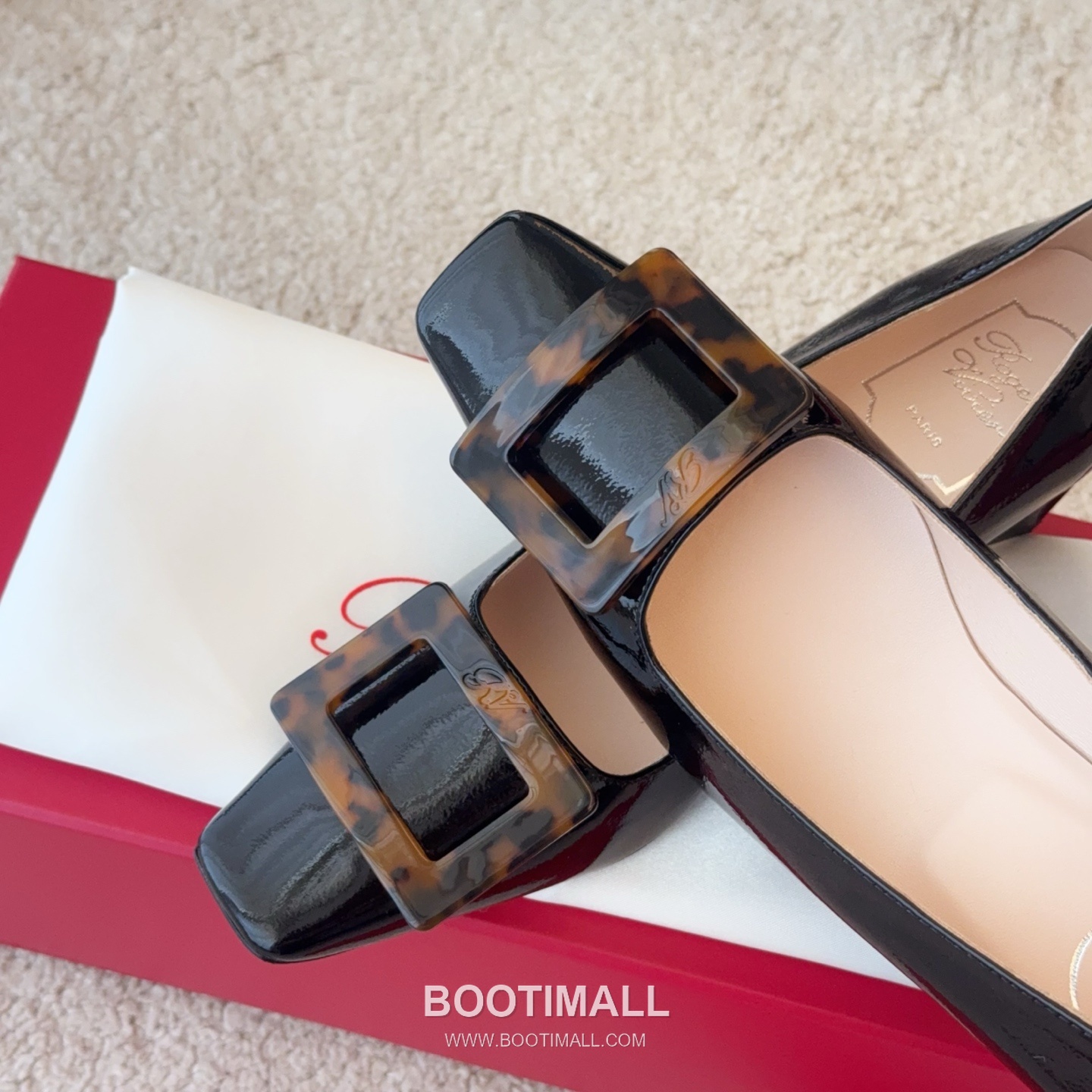 Roger Vivier Belle Vivier Tortoiseshell Buckle Leather Pumps 로저비비에 벨 비비에 토터스쉘 버클 레더 펌프스 7