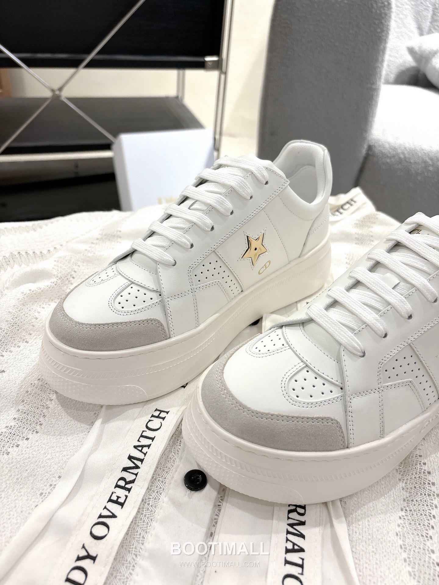 Dior Platform Thick Sole Suede Leather Star Detail Casual Sneakers 디올 플랫폼 두꺼운 밑창 스웨이드 레더 스타 디테일 캐주얼 스니커즈 6