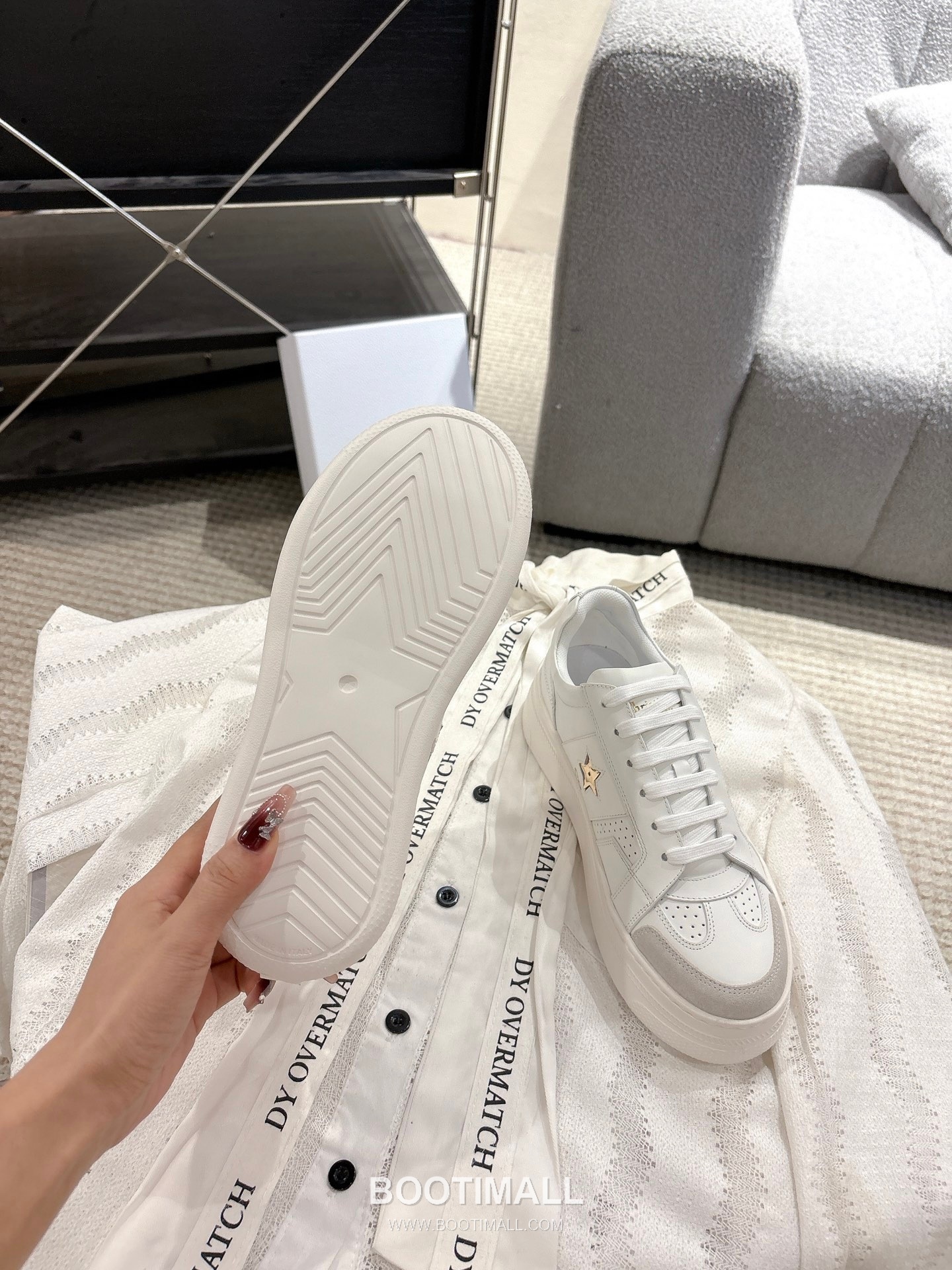 Dior Platform Thick Sole Suede Leather Star Detail Casual Sneakers 디올 플랫폼 두꺼운 밑창 스웨이드 레더 스타 디테일 캐주얼 스니커즈 8