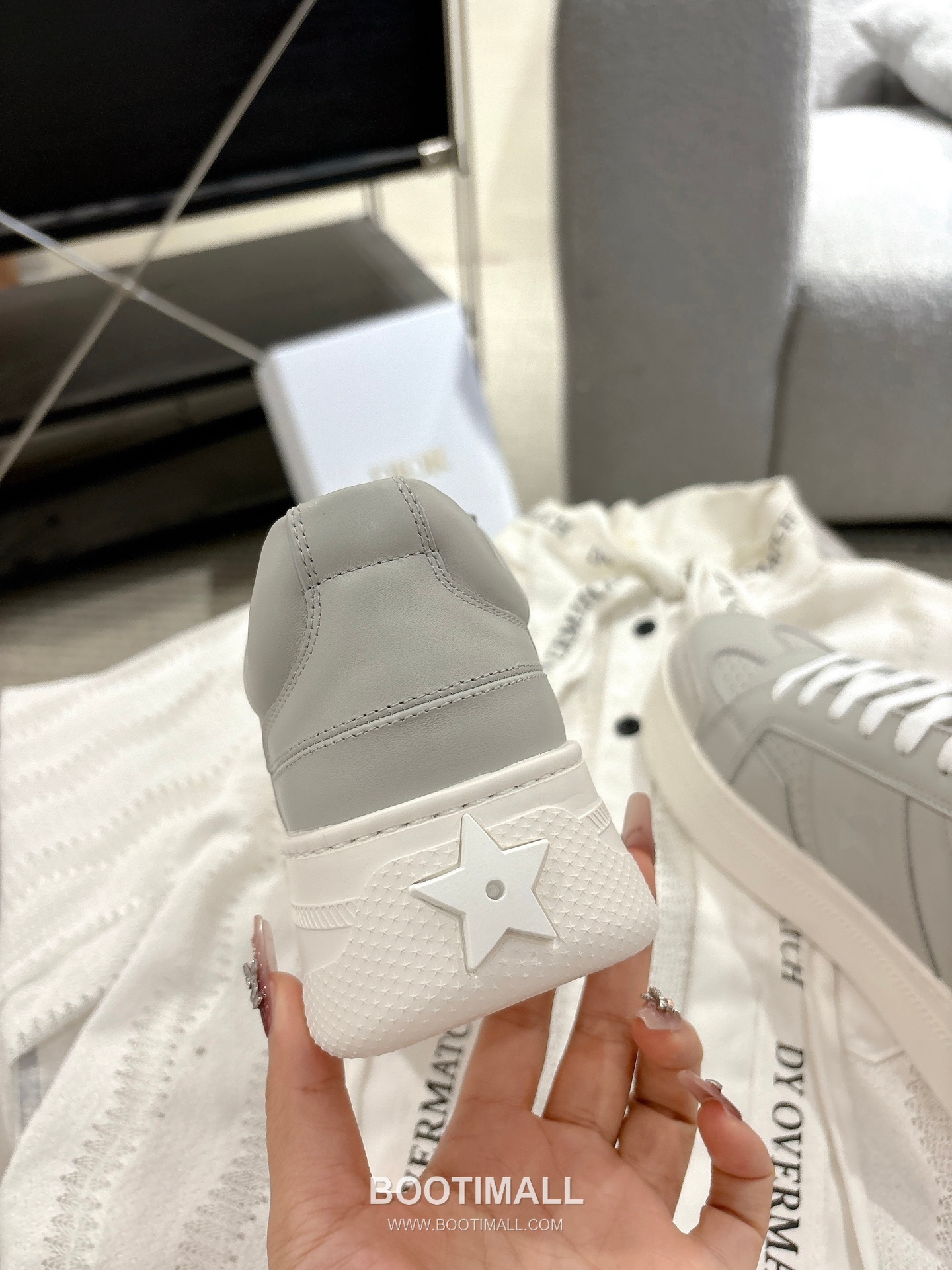 Dior Platform Thick Sole Suede Leather Star Detail Casual Sneakers 디올 플랫폼 두꺼운 밑창 스웨이드 레더 스타 디테일 캐주얼 스니커즈 6