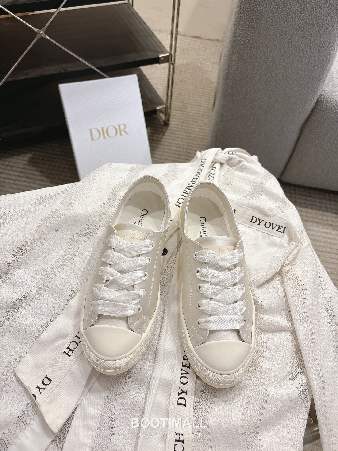 Dior Ballet Flat Satin Almond Toe Shoes 디올 발레 플랫 새틴 아몬드 토 슈즈 1