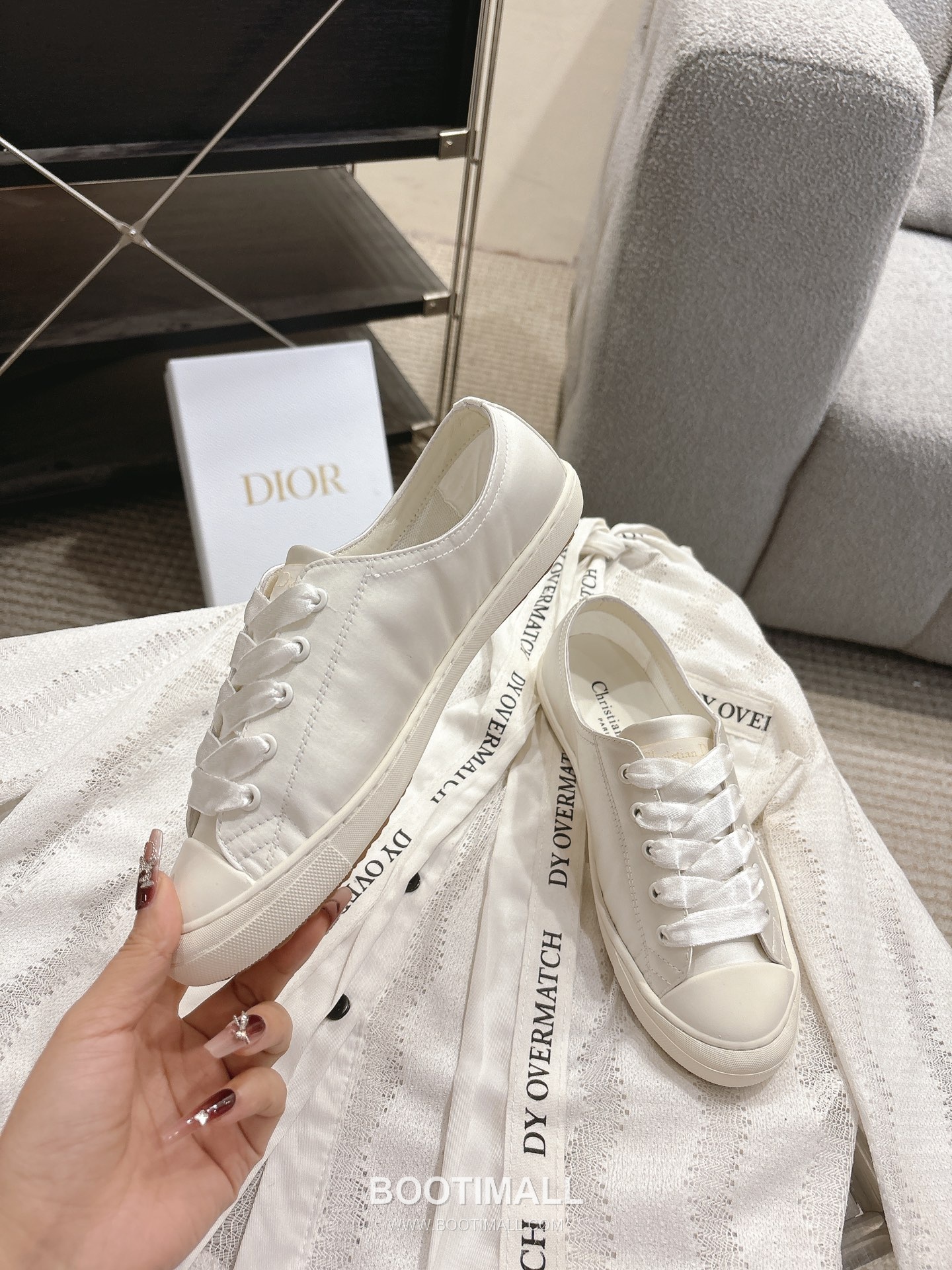 Dior Ballet Flat Satin Almond Toe Shoes 디올 발레 플랫 새틴 아몬드 토 슈즈 9
