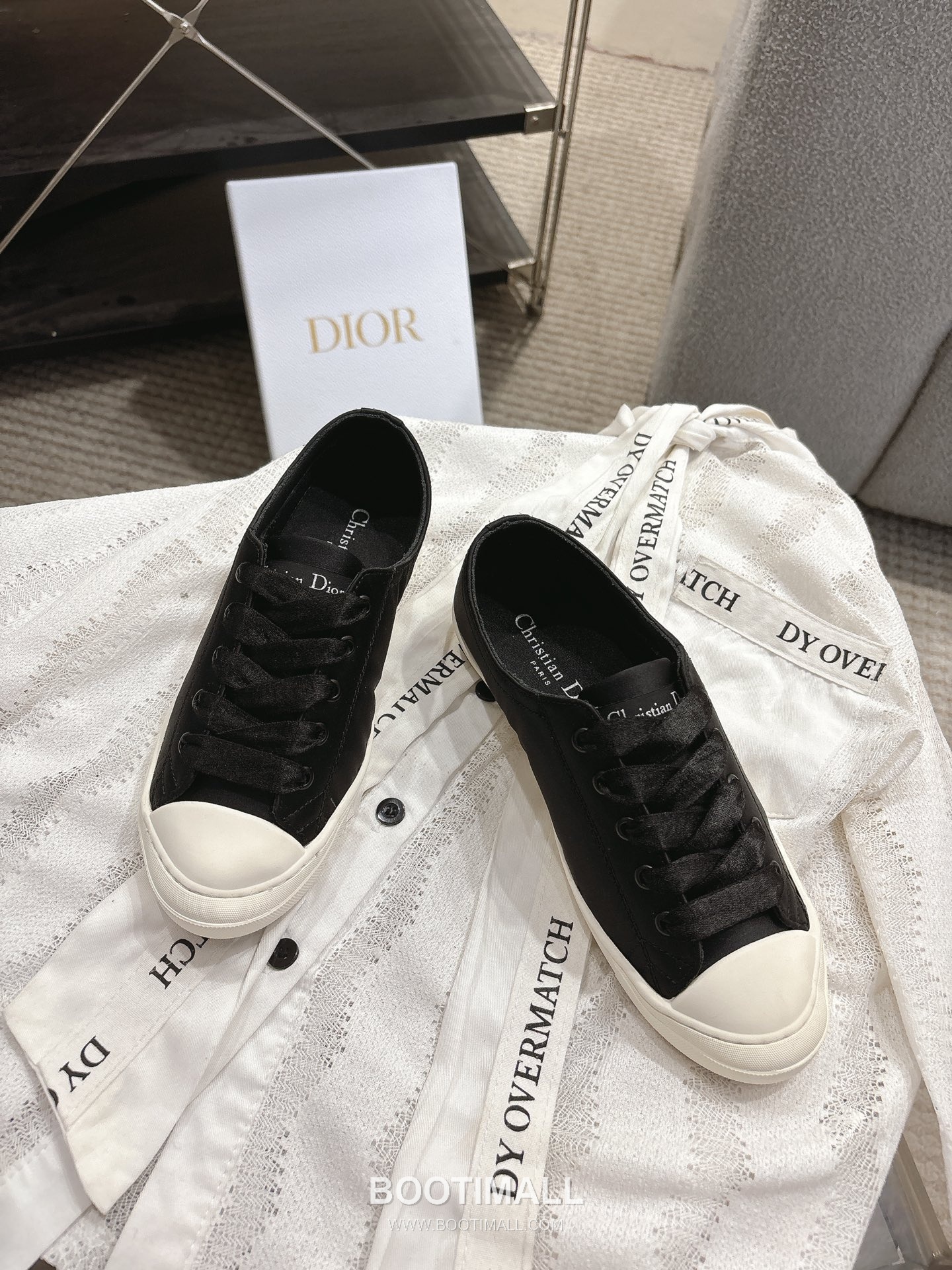 Dior Ballet Flat Satin Almond Toe Shoes 디올 발레 플랫 새틴 아몬드 토 슈즈 2