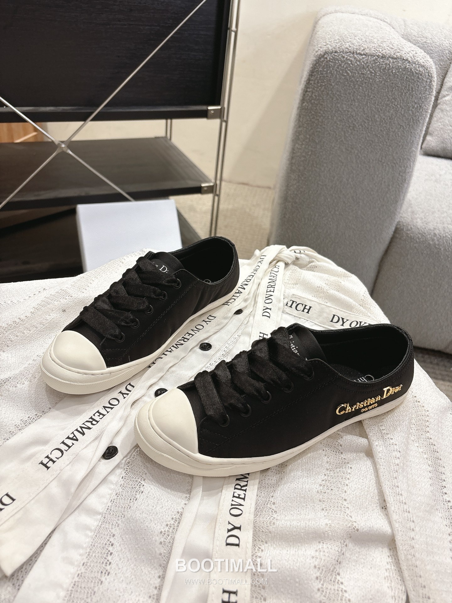 Dior Ballet Flat Satin Almond Toe Shoes 디올 발레 플랫 새틴 아몬드 토 슈즈 3