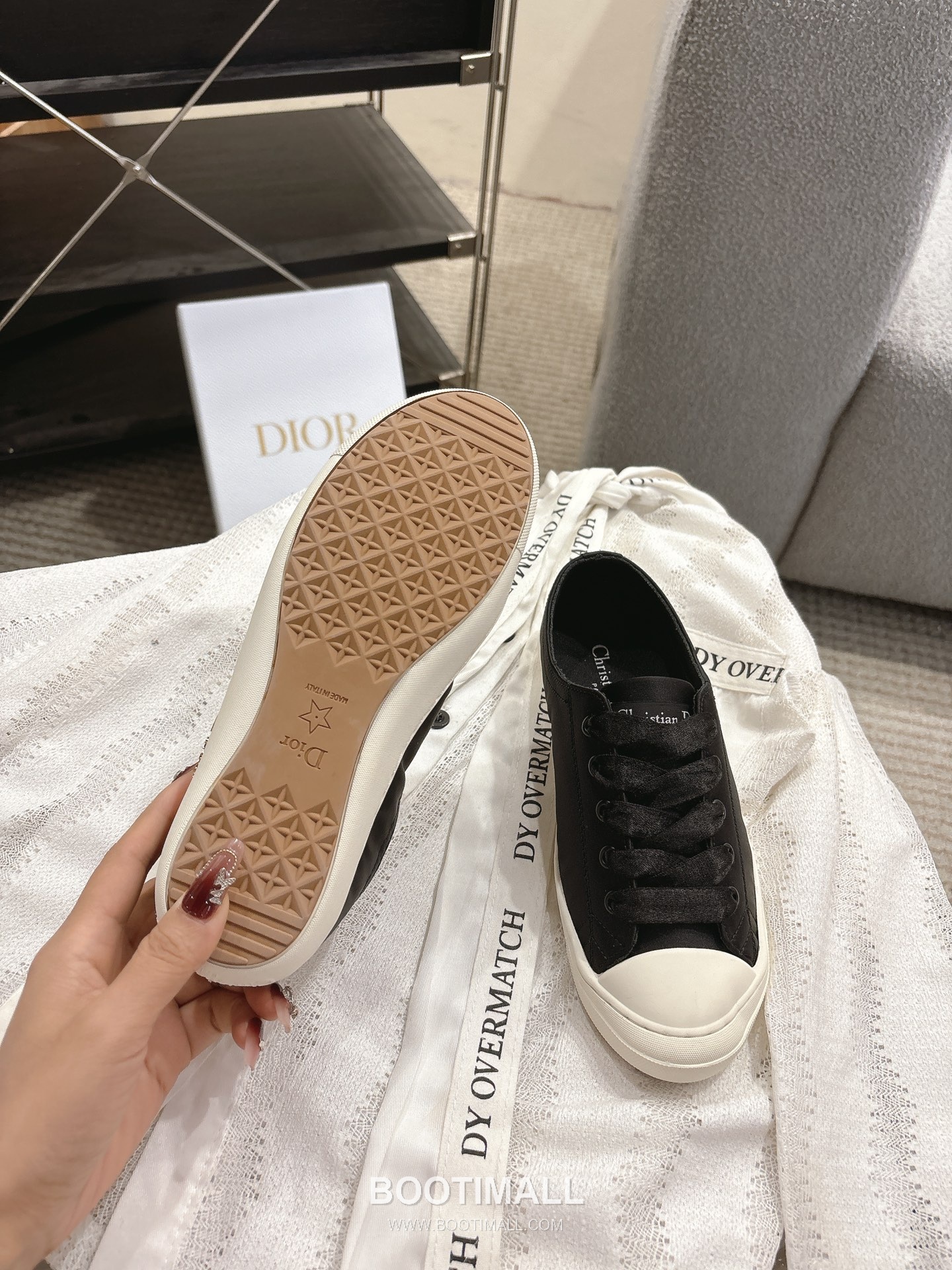 Dior Ballet Flat Satin Almond Toe Shoes 디올 발레 플랫 새틴 아몬드 토 슈즈 6