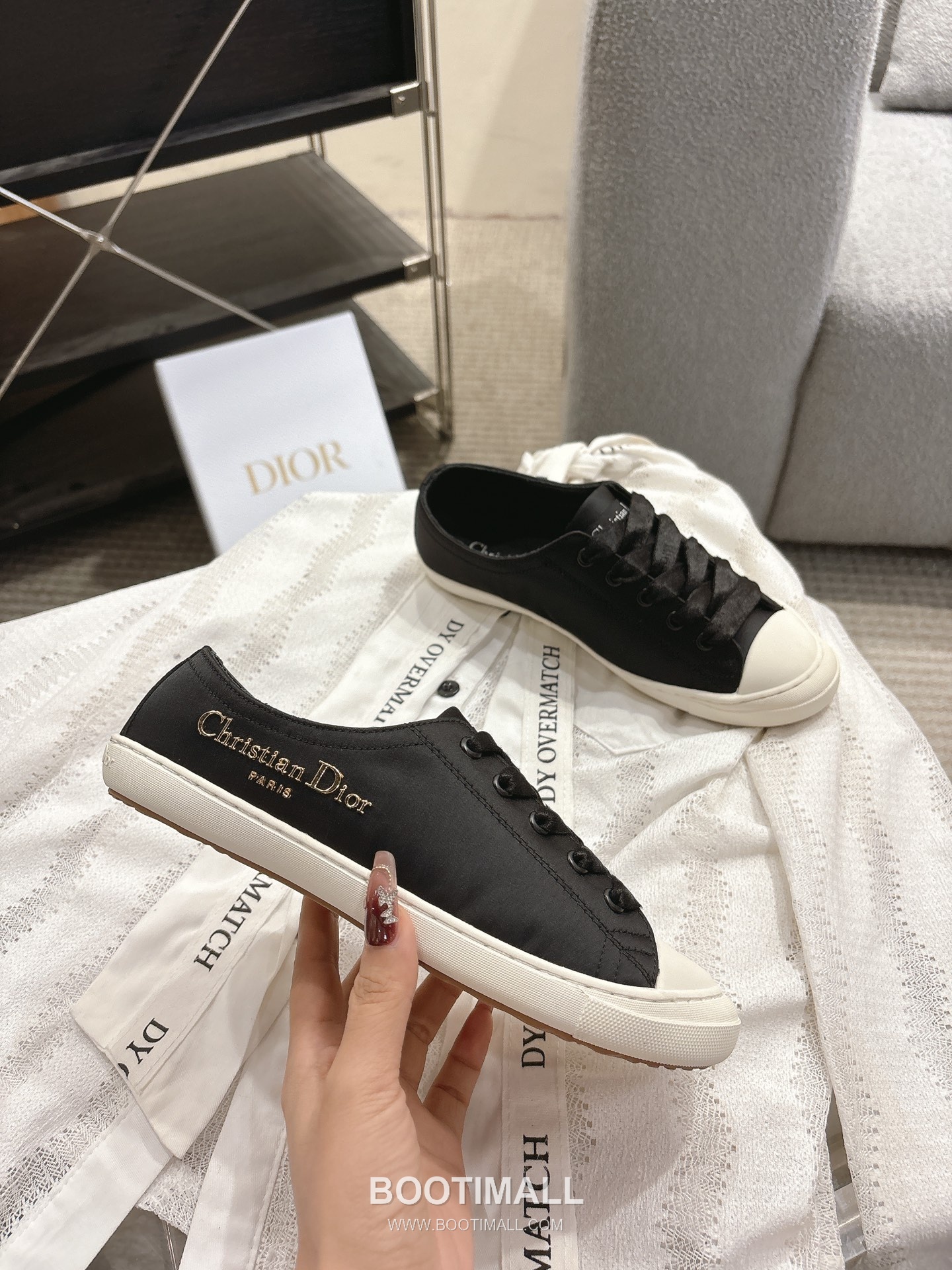 Dior Ballet Flat Satin Almond Toe Shoes 디올 발레 플랫 새틴 아몬드 토 슈즈 7