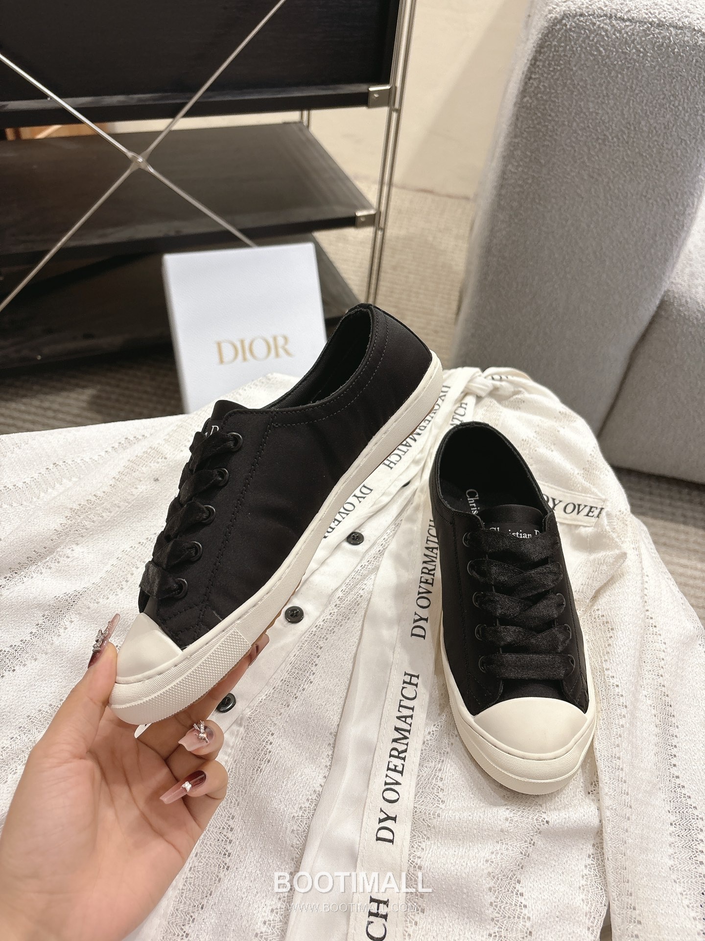 Dior Ballet Flat Satin Almond Toe Shoes 디올 발레 플랫 새틴 아몬드 토 슈즈 8