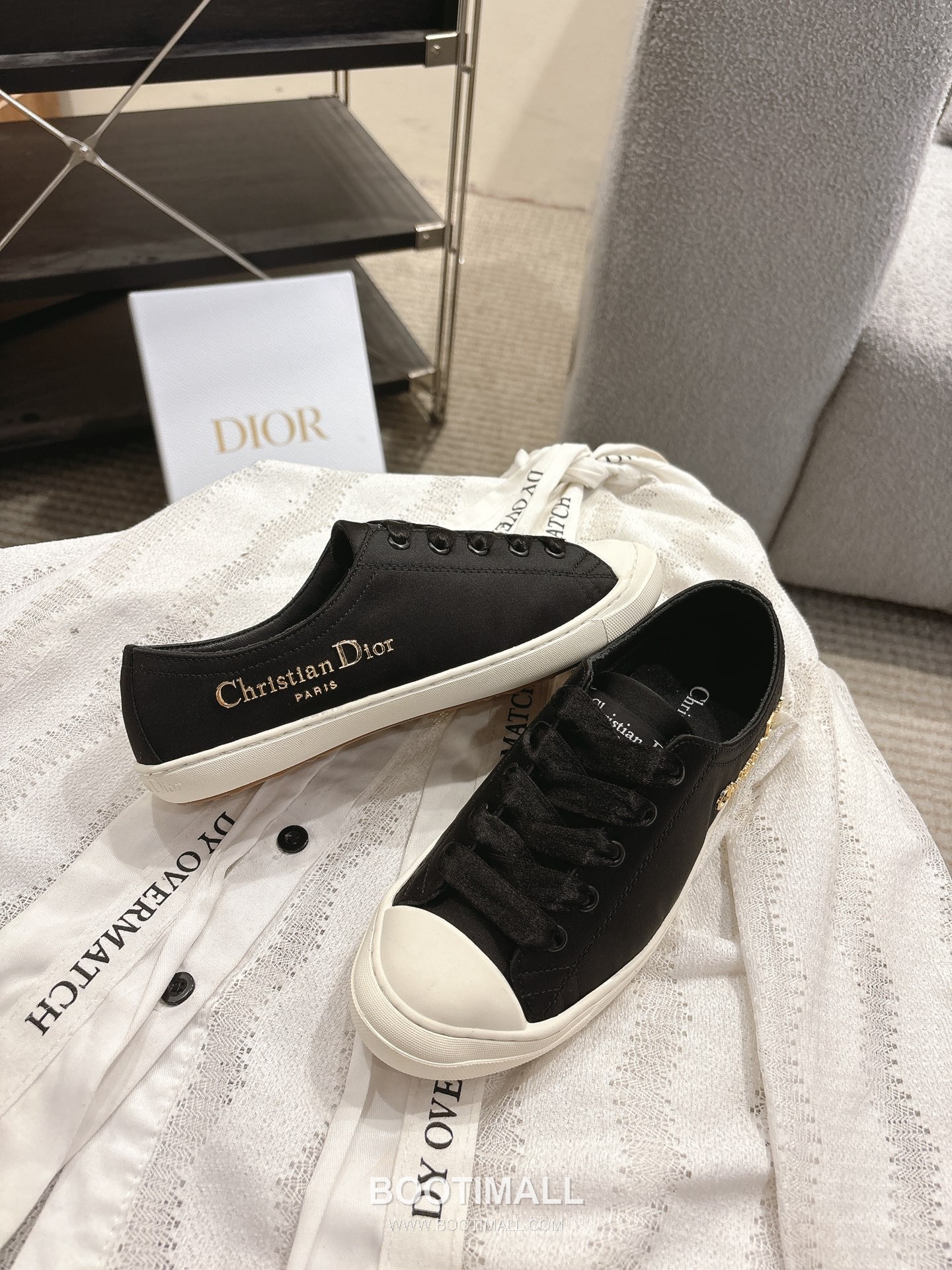 Dior Ballet Flat Satin Almond Toe Shoes 디올 발레 플랫 새틴 아몬드 토 슈즈 9