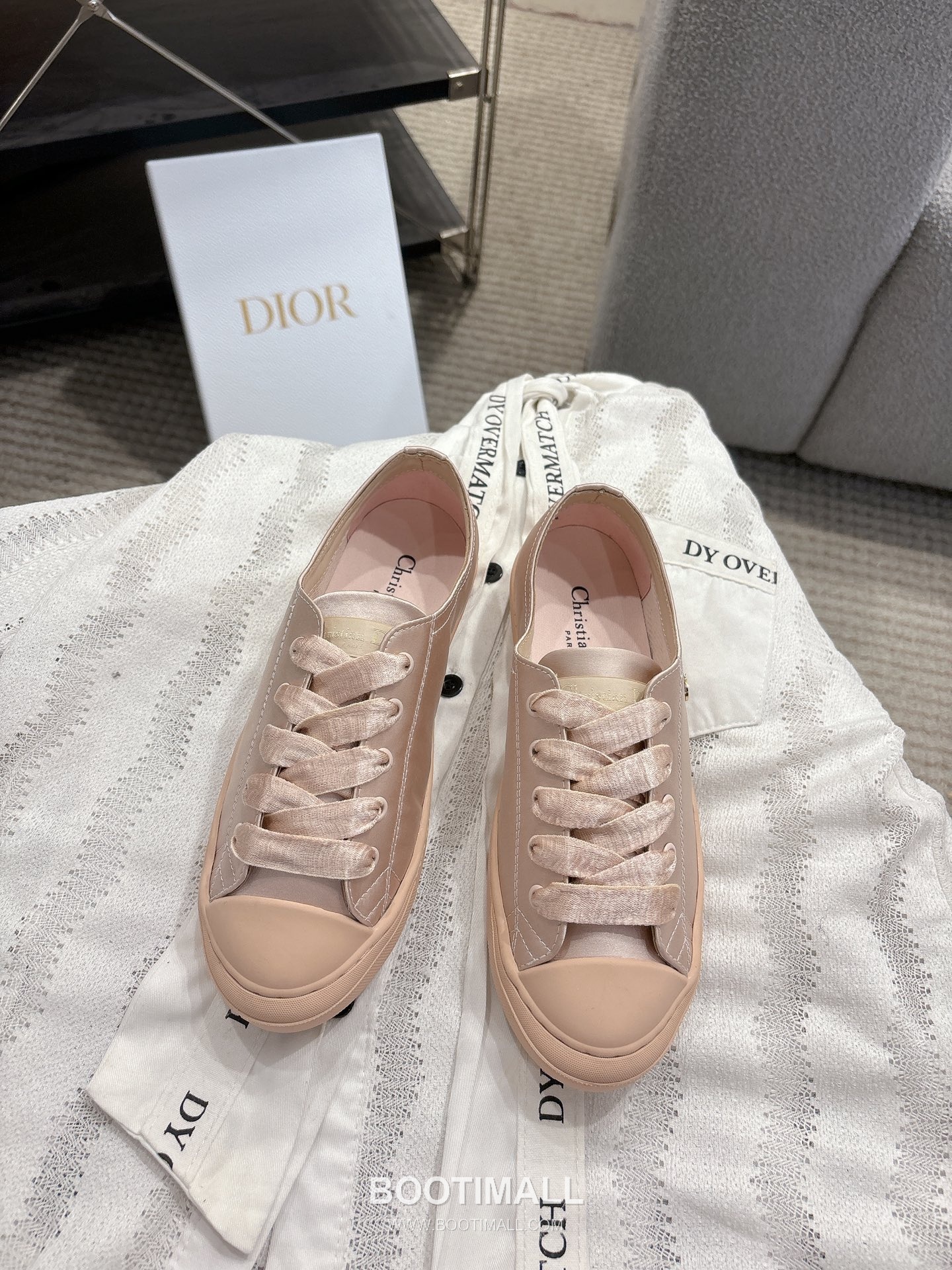 Dior Ballet Flat Satin Almond Toe Shoes 디올 발레 플랫 새틴 아몬드 토 슈즈 1