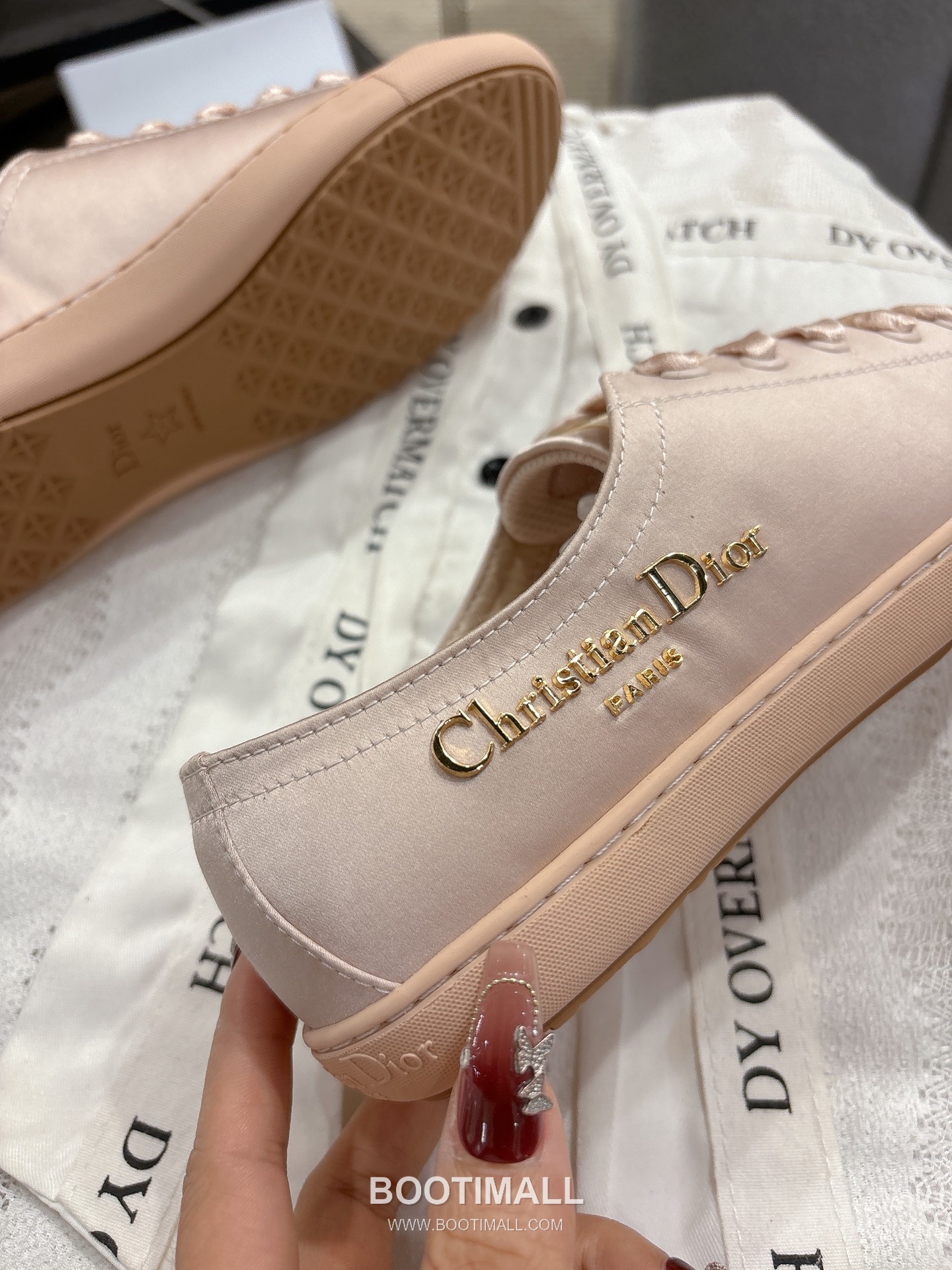 Dior Ballet Flat Satin Almond Toe Shoes 디올 발레 플랫 새틴 아몬드 토 슈즈 5