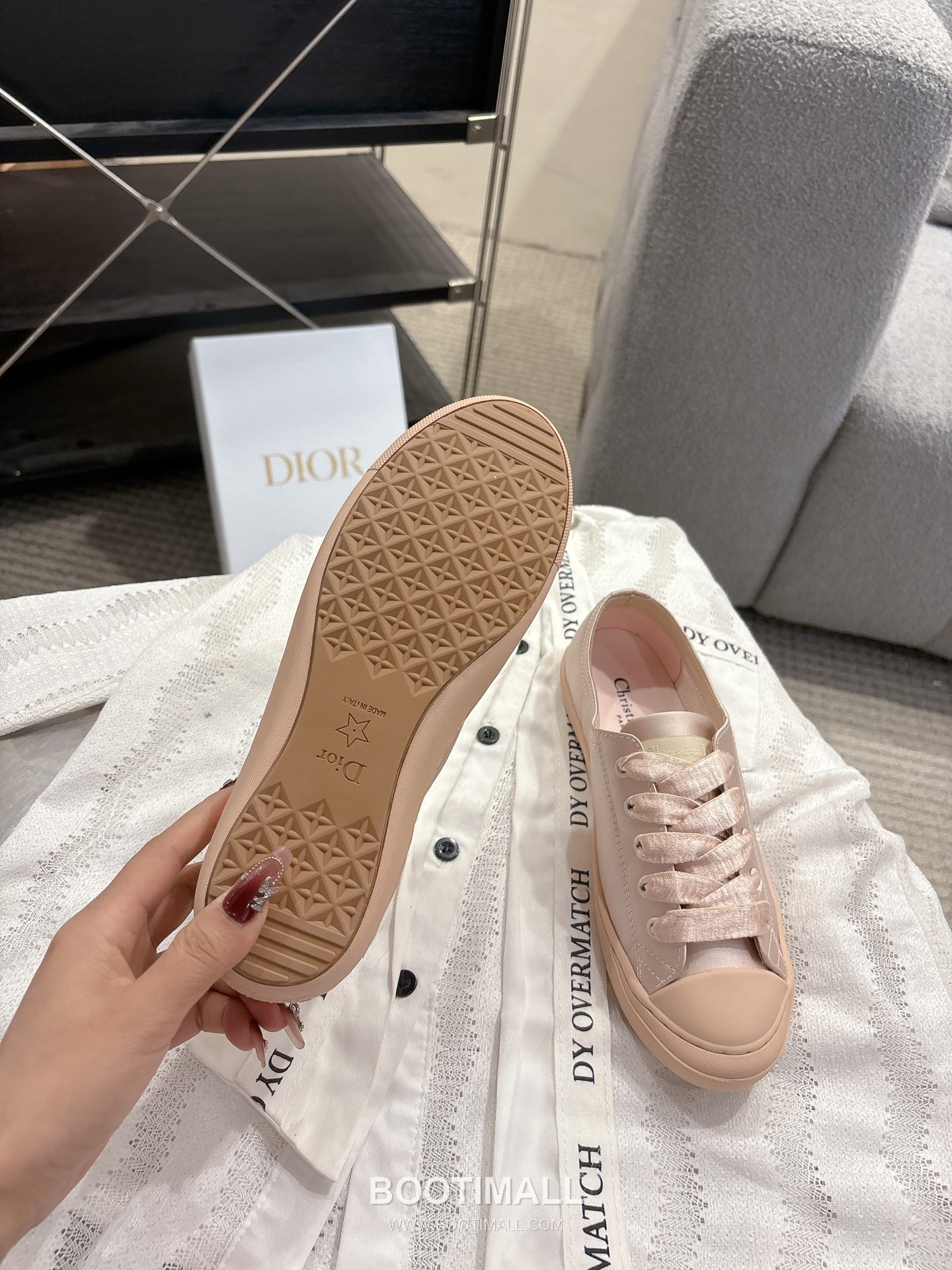 Dior Ballet Flat Satin Almond Toe Shoes 디올 발레 플랫 새틴 아몬드 토 슈즈 7