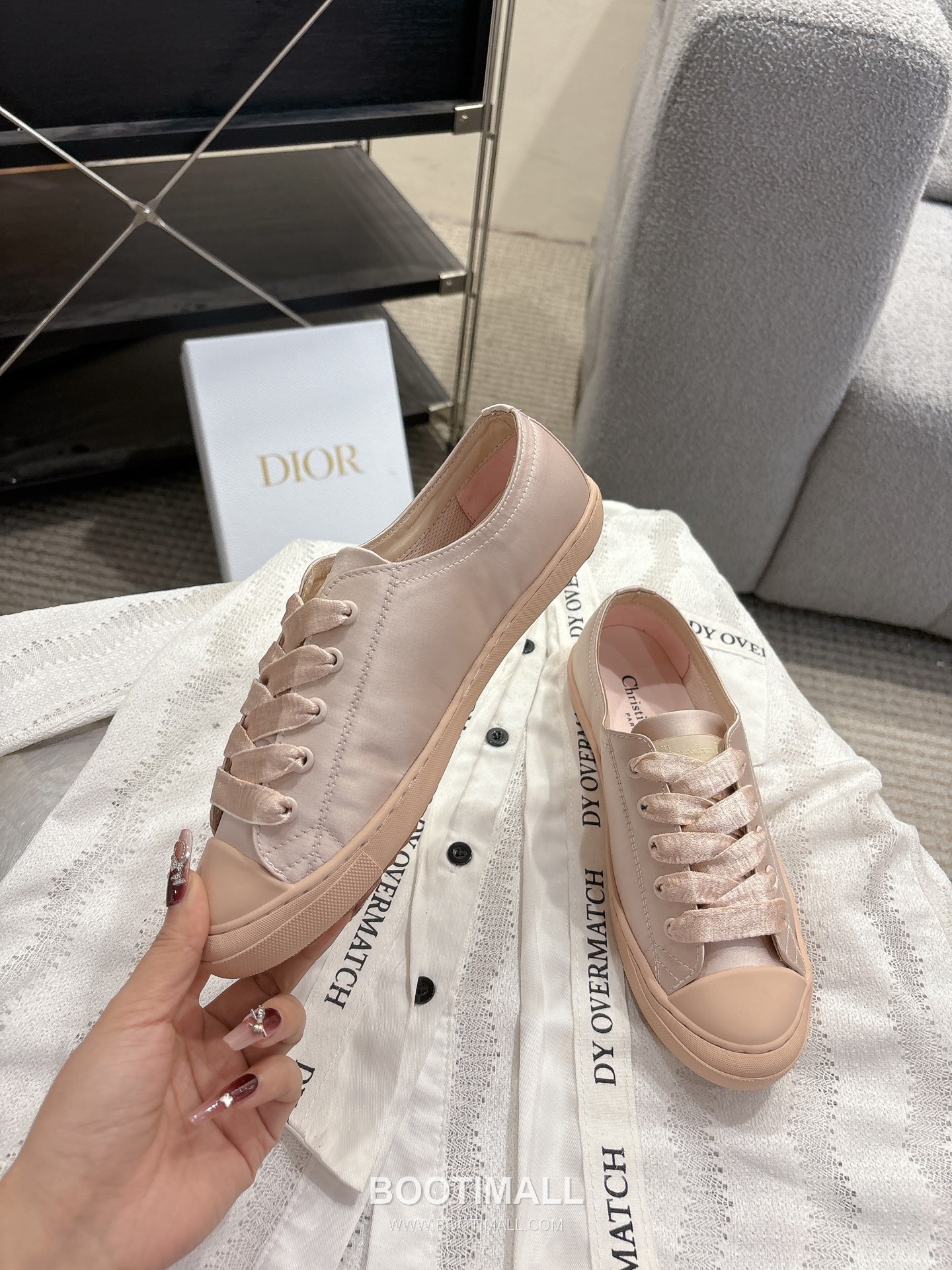 Dior Ballet Flat Satin Almond Toe Shoes 디올 발레 플랫 새틴 아몬드 토 슈즈 8