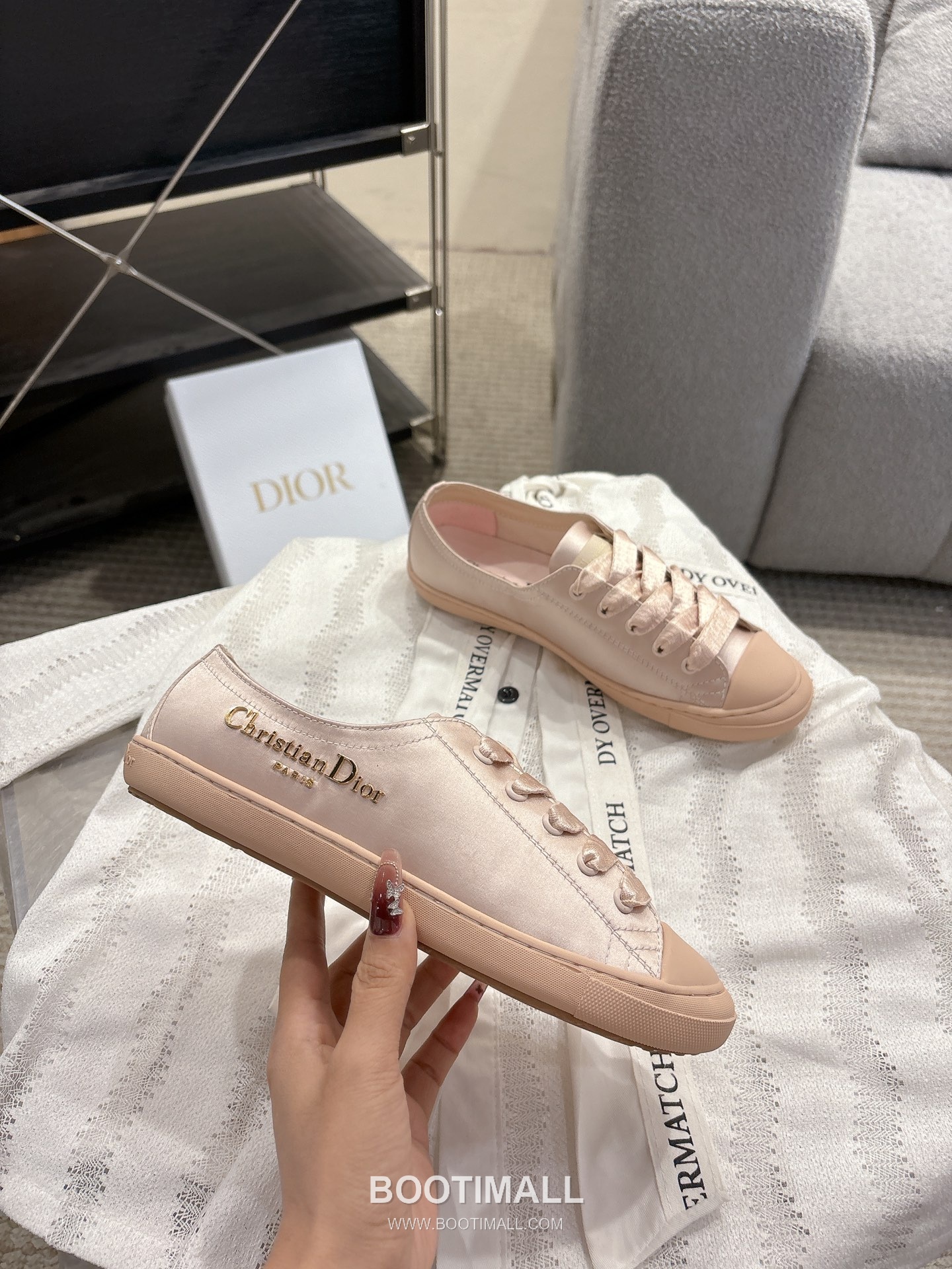 Dior Ballet Flat Satin Almond Toe Shoes 디올 발레 플랫 새틴 아몬드 토 슈즈 9