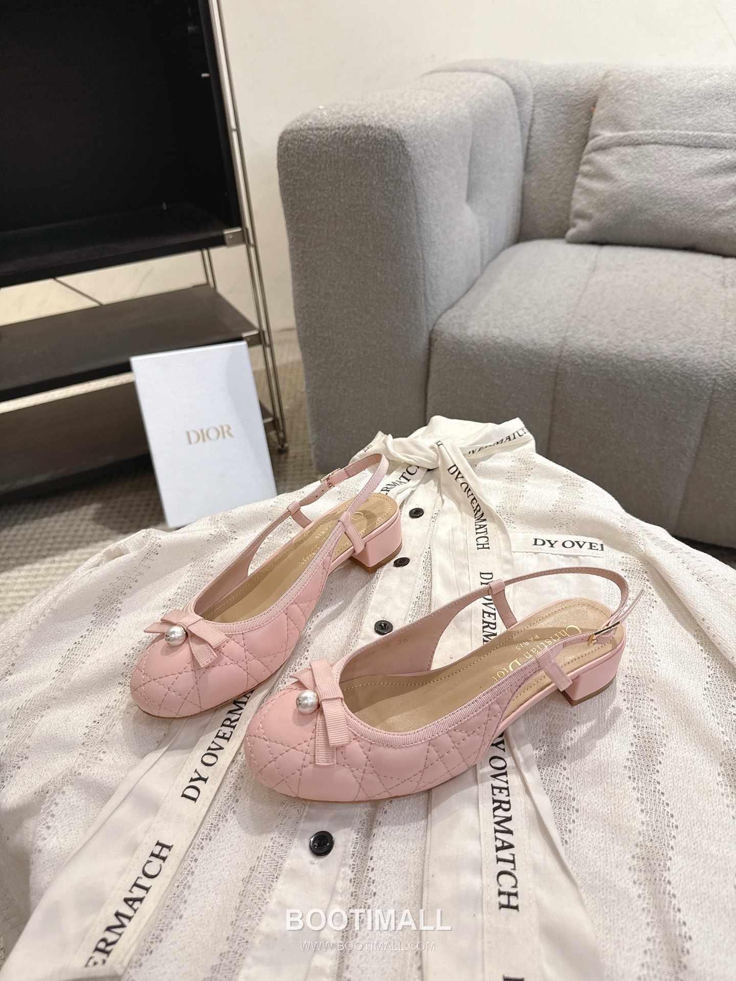 Dior CD Pearl Quilted Lambskin Ballet Flat Shoes 디올 CD 펄 퀼팅 램스킨 발레 플랫 슈즈 7