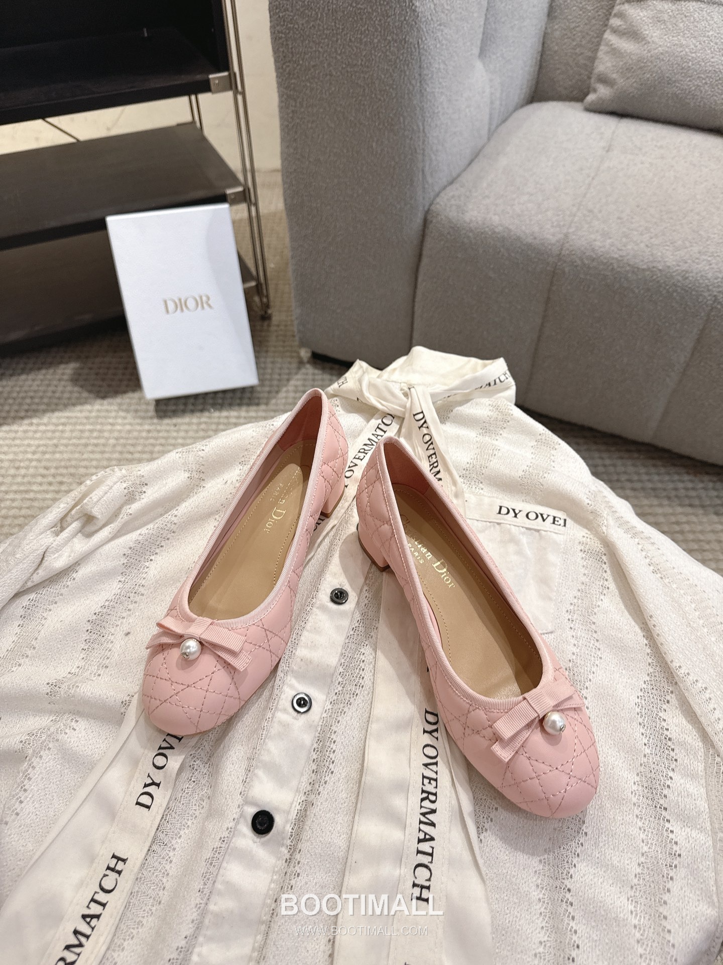 Dior CD Pearl Quilted Lambskin Ballet Flat Shoes 디올 CD 펄 퀼팅 램스킨 발레 플랫 슈즈 9