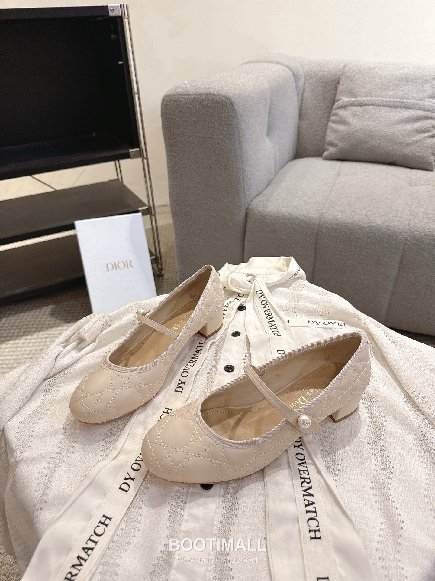 Dior CD Pearl Quilted Lambskin Ballet Flat Shoes 디올 CD 펄 퀼팅 램스킨 발레 플랫 슈즈 7
