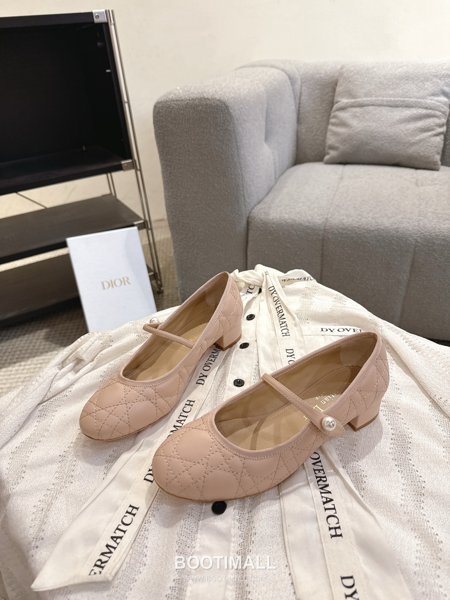Dior CD Pearl Quilted Lambskin Ballet Flat Shoes 디올 CD 펄 퀼팅 램스킨 발레 플랫 슈즈 7