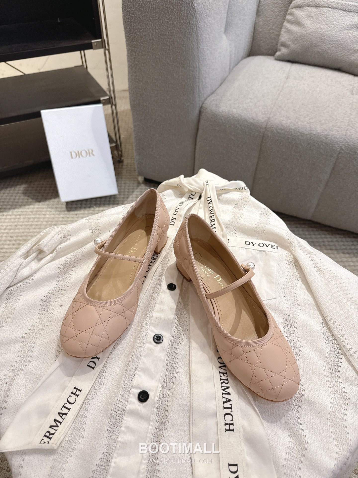 Dior CD Pearl Quilted Lambskin Ballet Flat Shoes 디올 CD 펄 퀼팅 램스킨 발레 플랫 슈즈 9