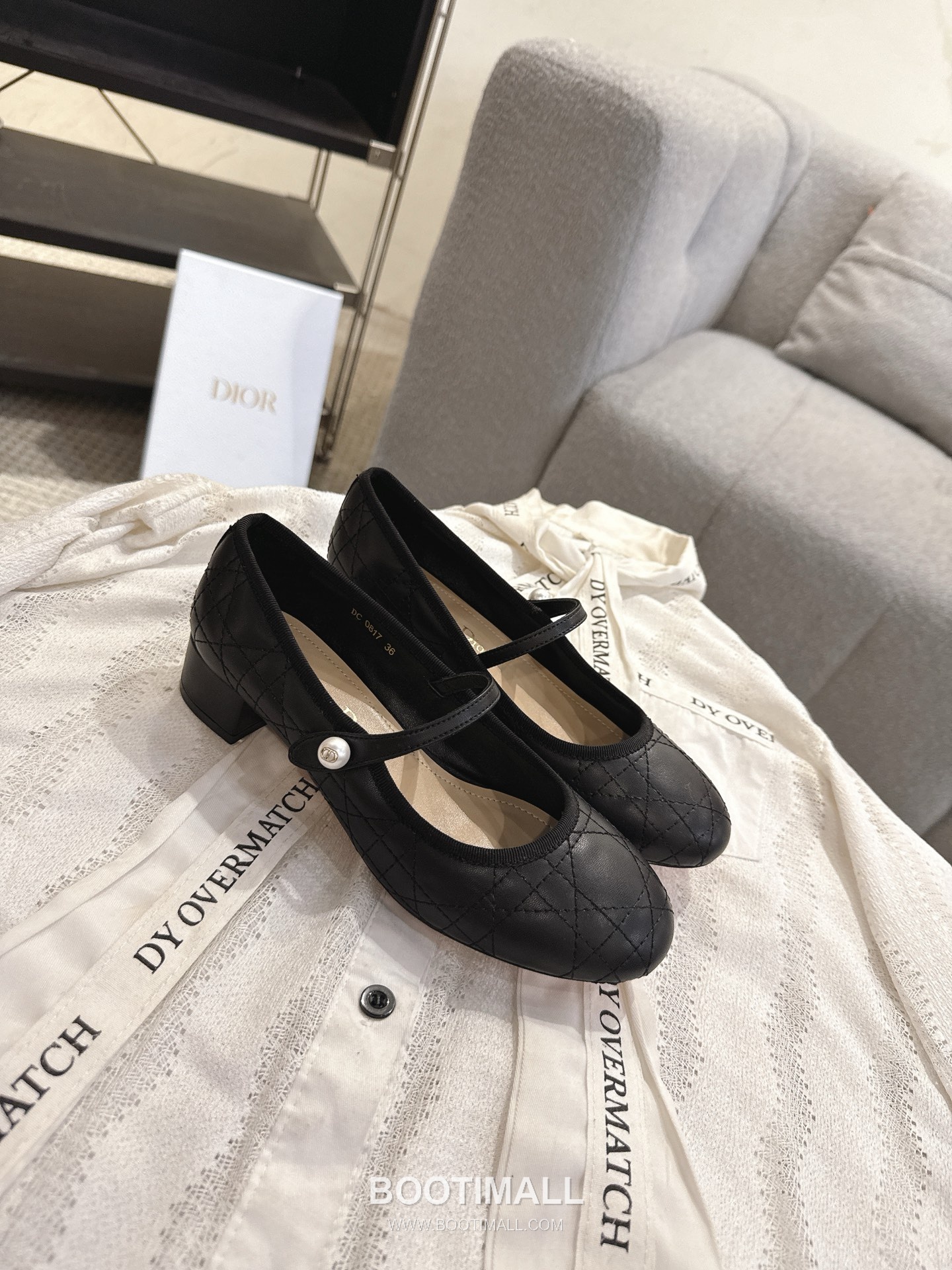 Dior CD Pearl Quilted Lambskin Ballet Flat Shoes 디올 CD 펄 퀼팅 램스킨 발레 플랫 슈즈 2