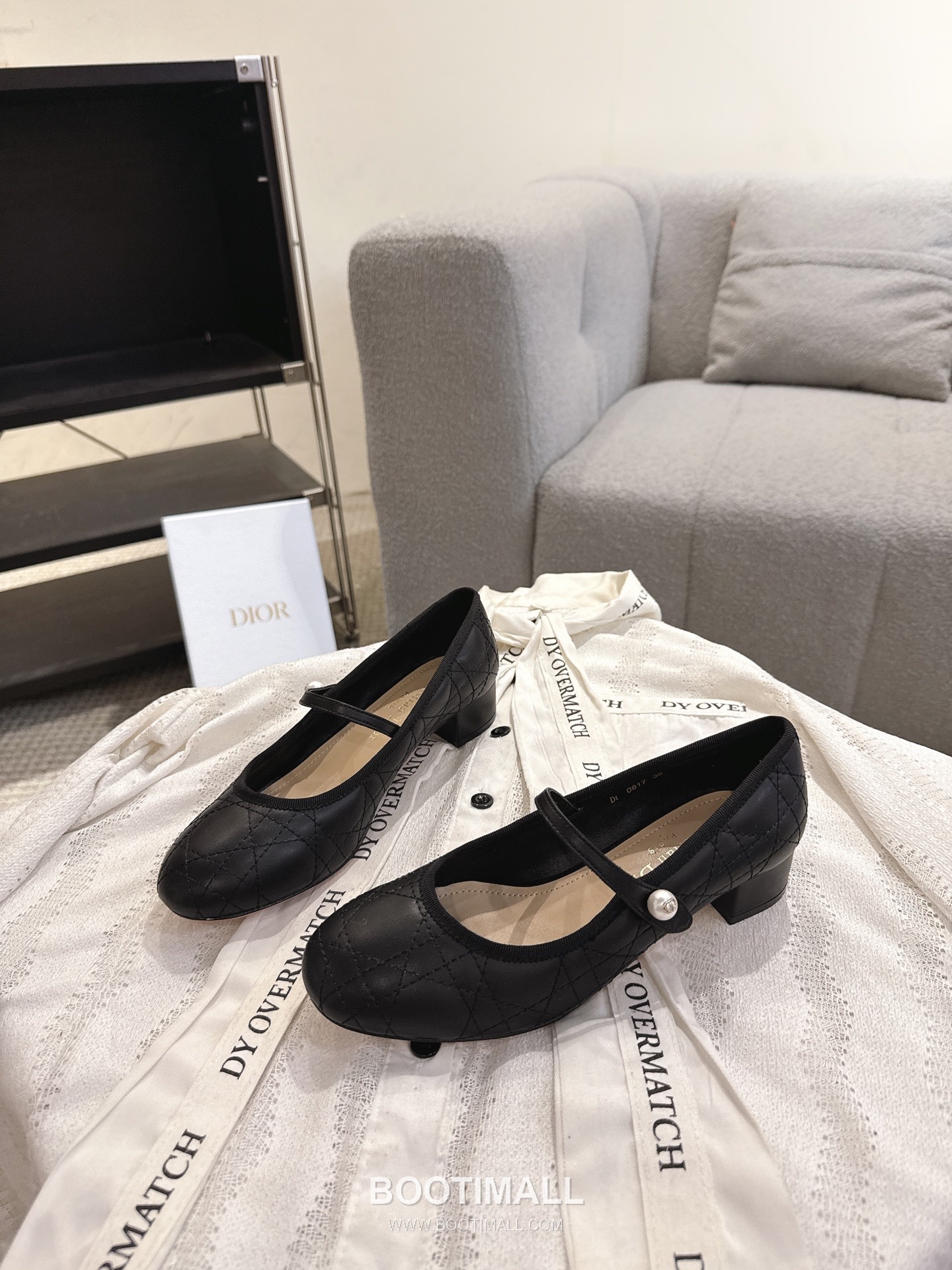 Dior CD Pearl Quilted Lambskin Ballet Flat Shoes 디올 CD 펄 퀼팅 램스킨 발레 플랫 슈즈 6