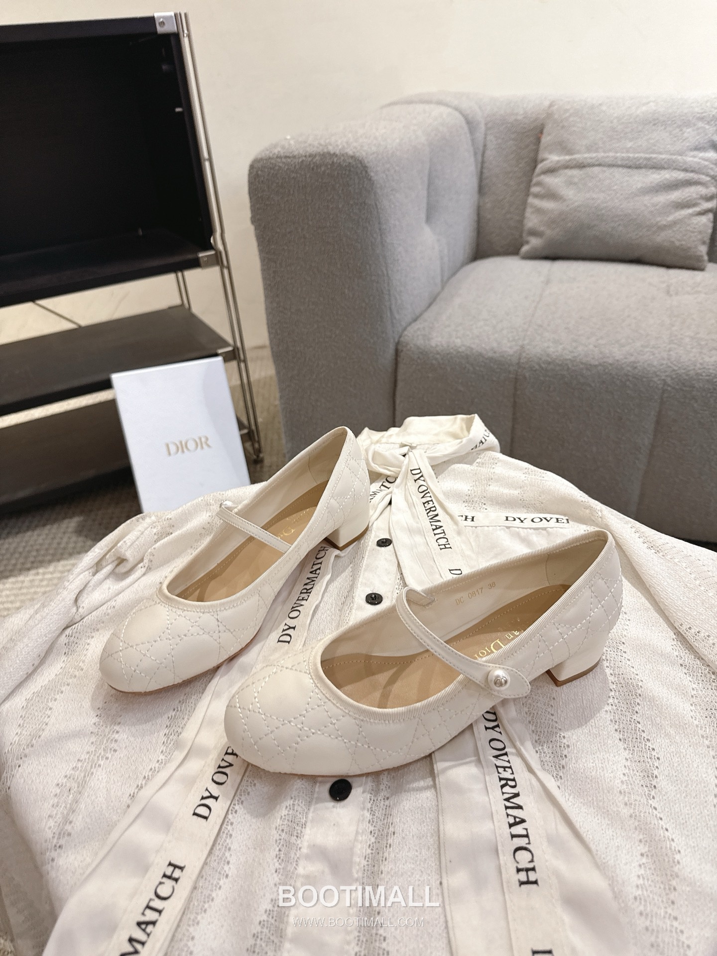 Dior CD Pearl Quilted Lambskin Ballet Flat Shoes 디올 CD 펄 퀼팅 램스킨 발레 플랫 슈즈 9