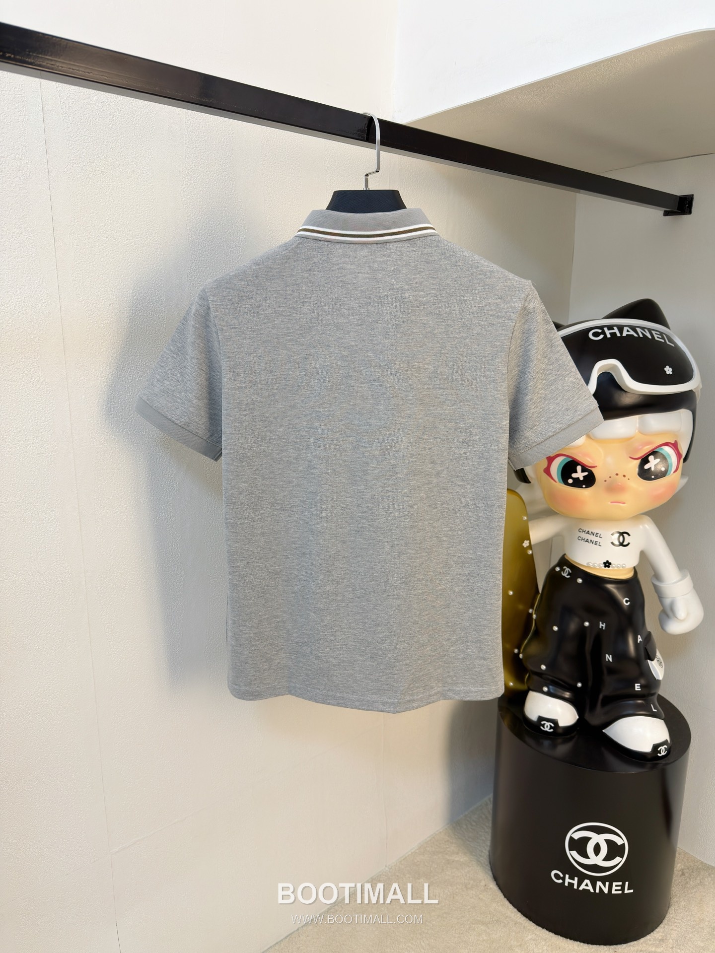 Zegna Logo Cotton Pique Polo Shirt White Navy 제냐 로고 코튼 피케 폴로 셔츠 화이트 네이비 9