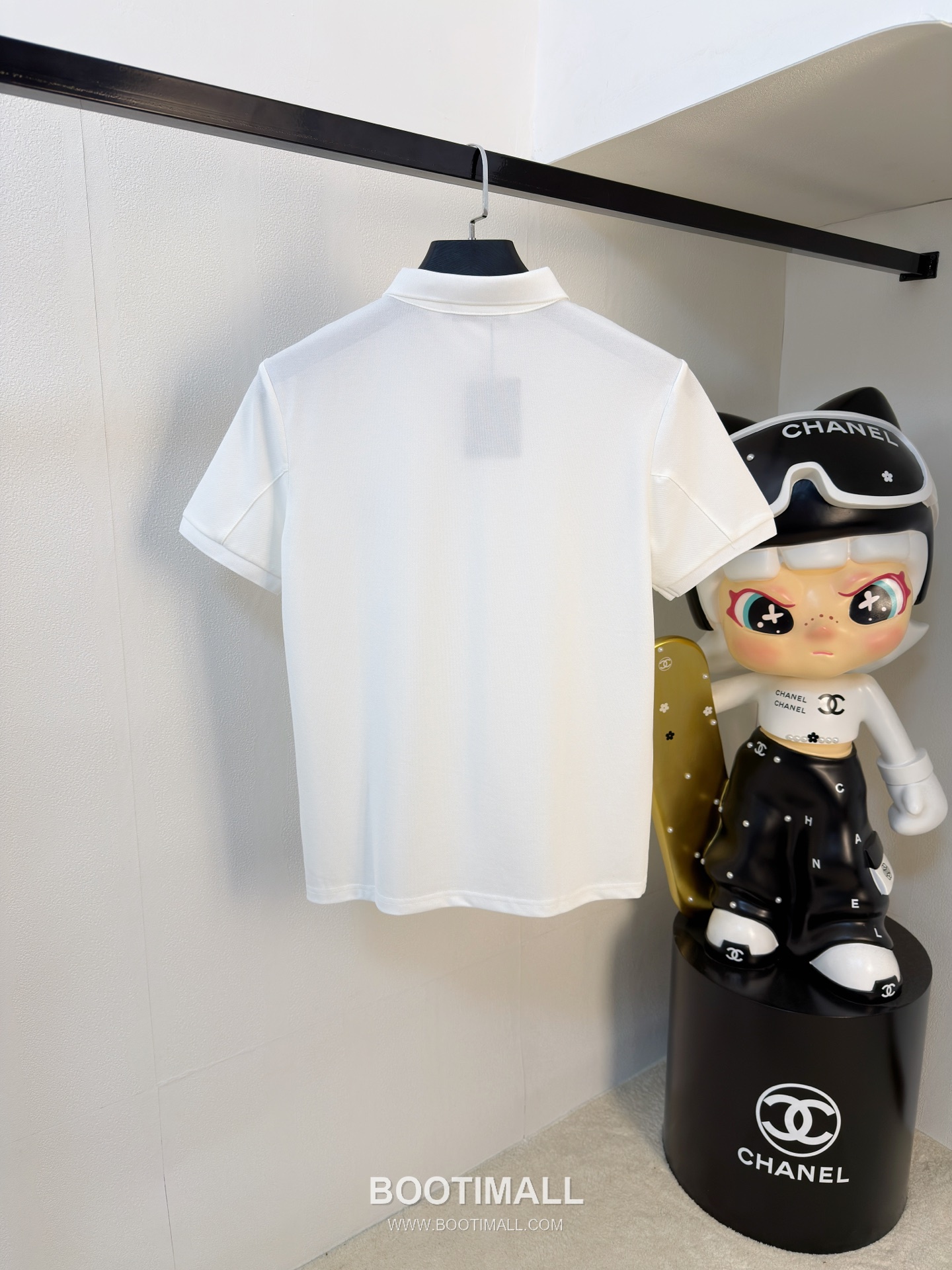 Louis Vuitton Logo Pique Cotton Polo Shirt White 루이비통 로고 피케 코튼 폴로 셔츠 화이트 8