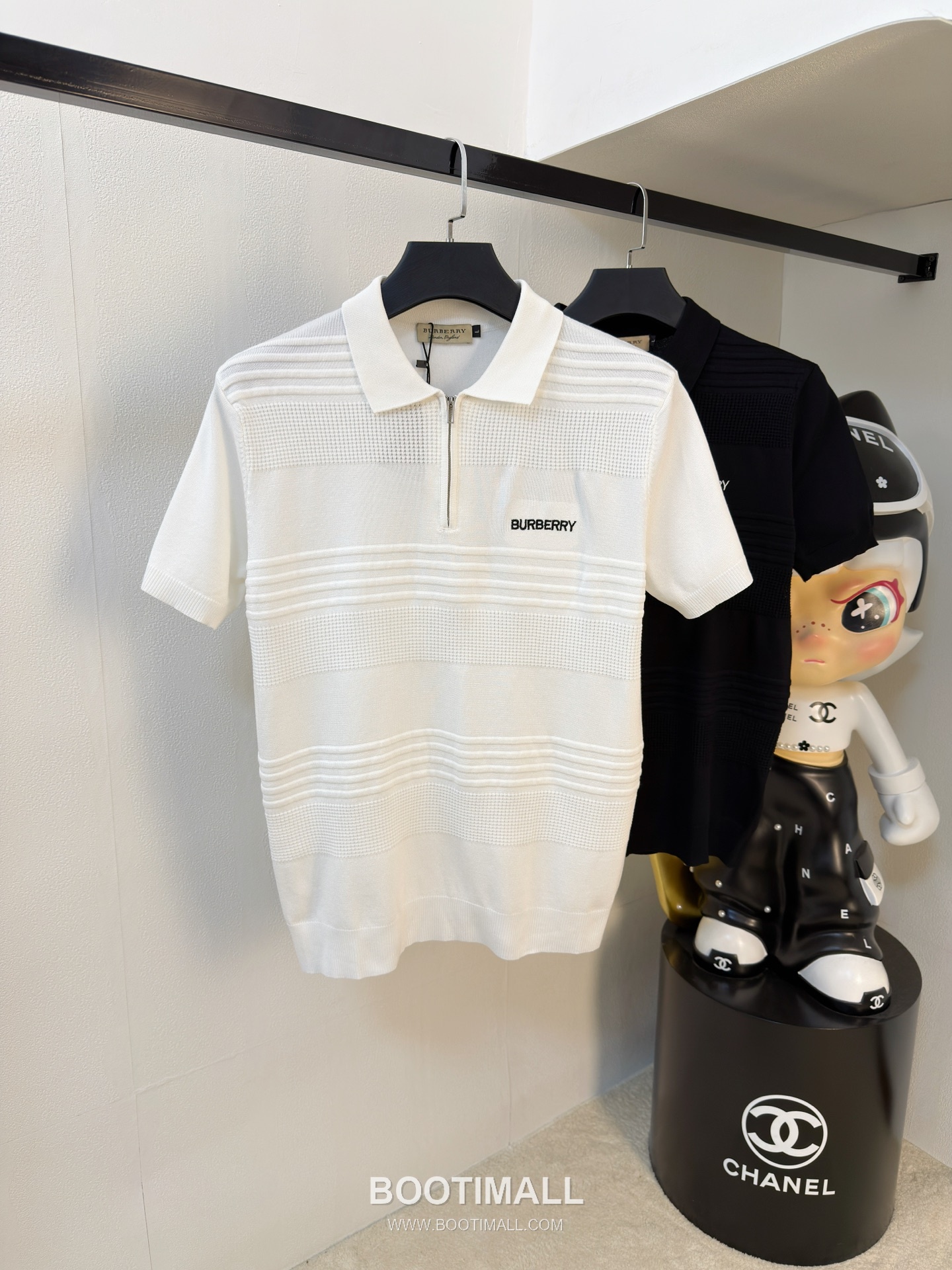 Burberry Elite Knit Short Sleeve T-Shirt 버버리 엘리트 니트 반팔 티셔츠 1