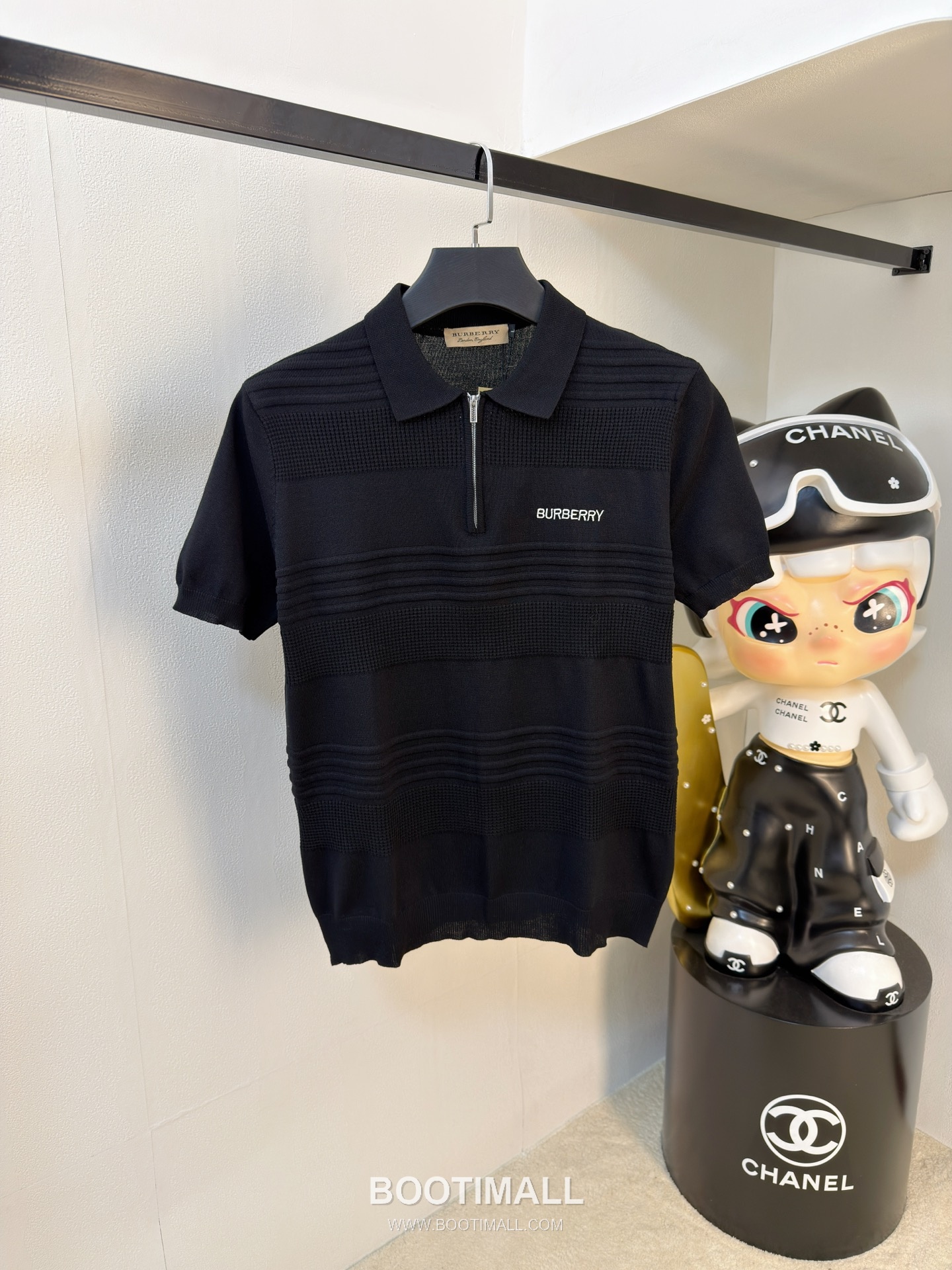 Burberry Elite Knit Short Sleeve T-Shirt 버버리 엘리트 니트 반팔 티셔츠 1