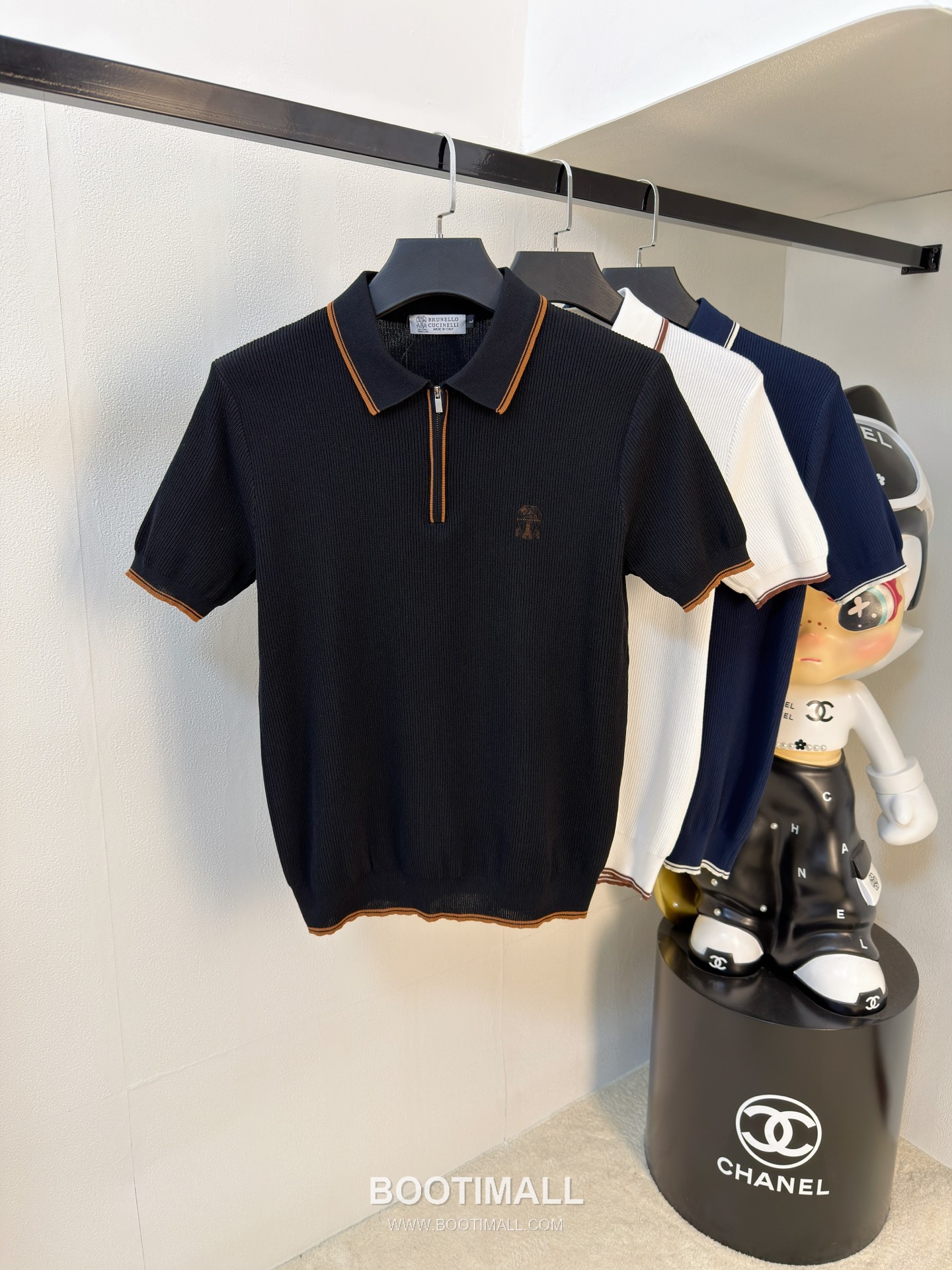 Bruti Premium Knit Short Sleeve T-Shirt Multi Color 브루티 프리미엄 니트 반팔 티셔츠 멀티 컬러 1